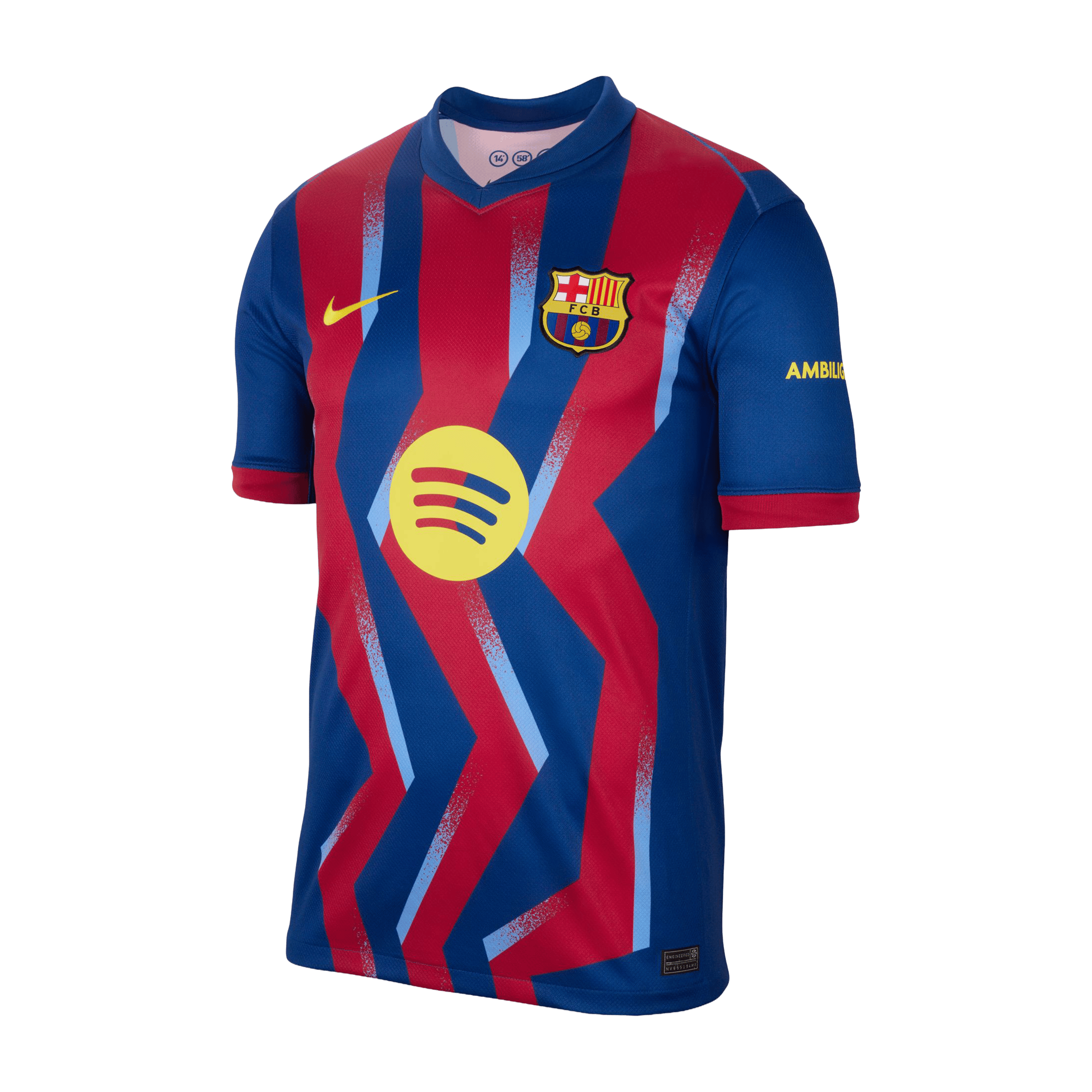 Mens Nike FC Barcelona 25/26 Stadium Fourth Replica Football Jersey