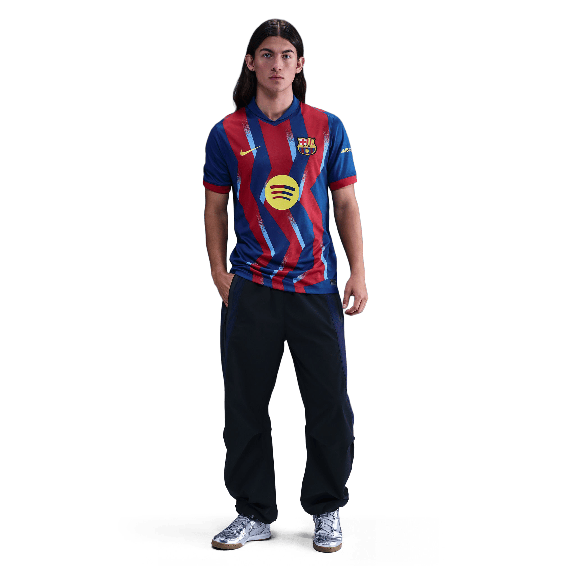 Mens Nike FC Barcelona 25/26 Stadium Fourth Replica Football Jersey