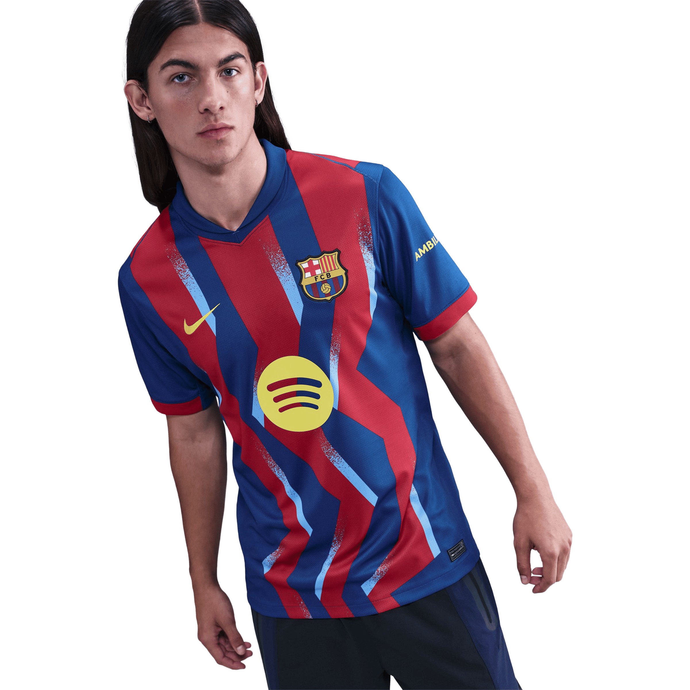 Mens Nike FC Barcelona 25/26 Stadium Fourth Replica Football Jersey