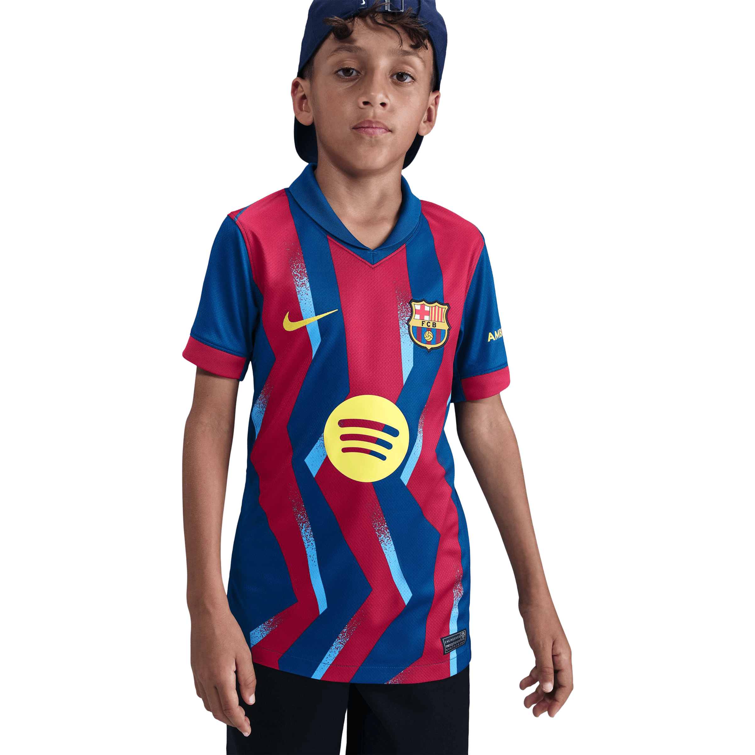 Kids Nike FC Barcelona 25/26 (Older Kids) Stadium Fourth Replica Football Jersey