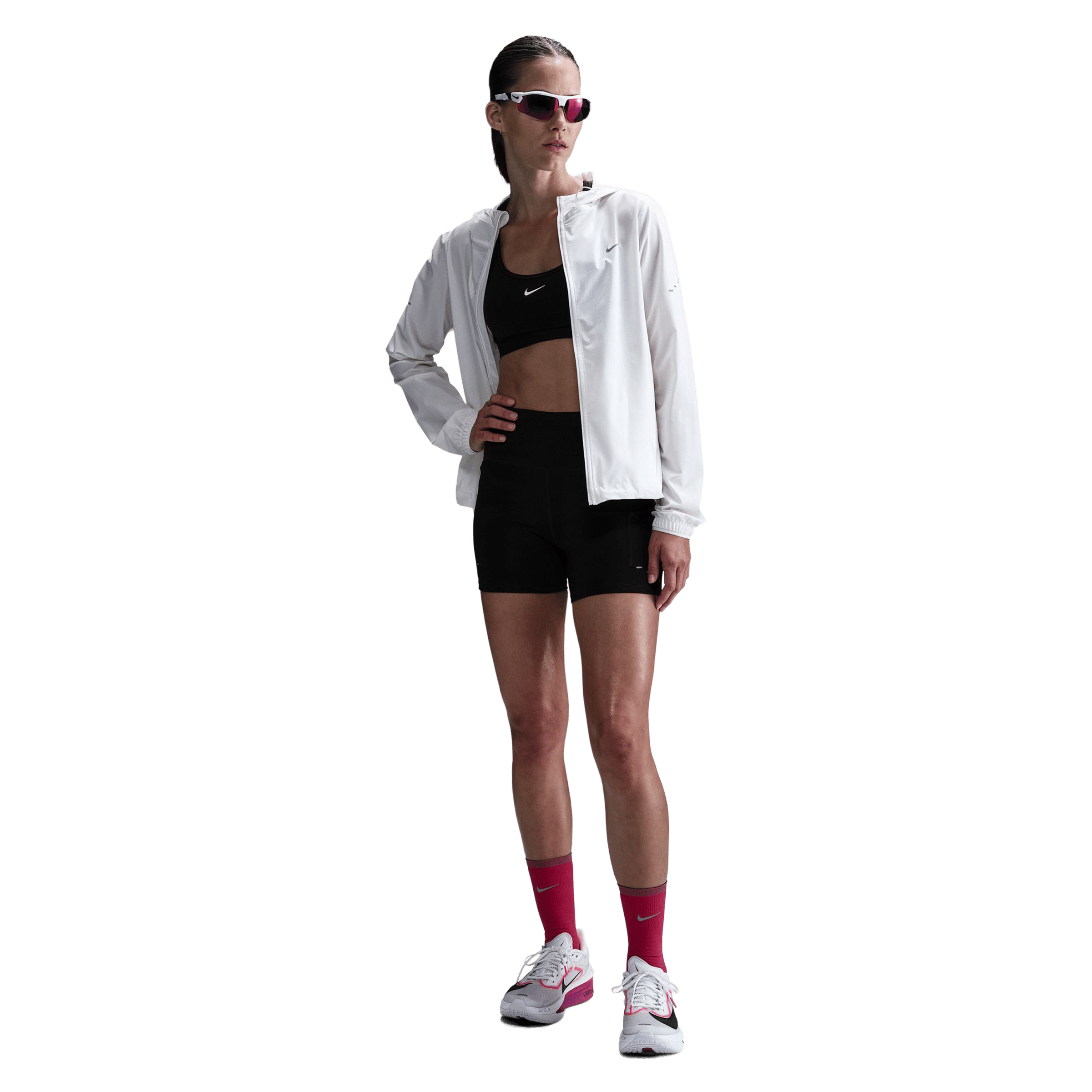 Womens Nike Swift High-Waisted (4") Tight Running Shorts
