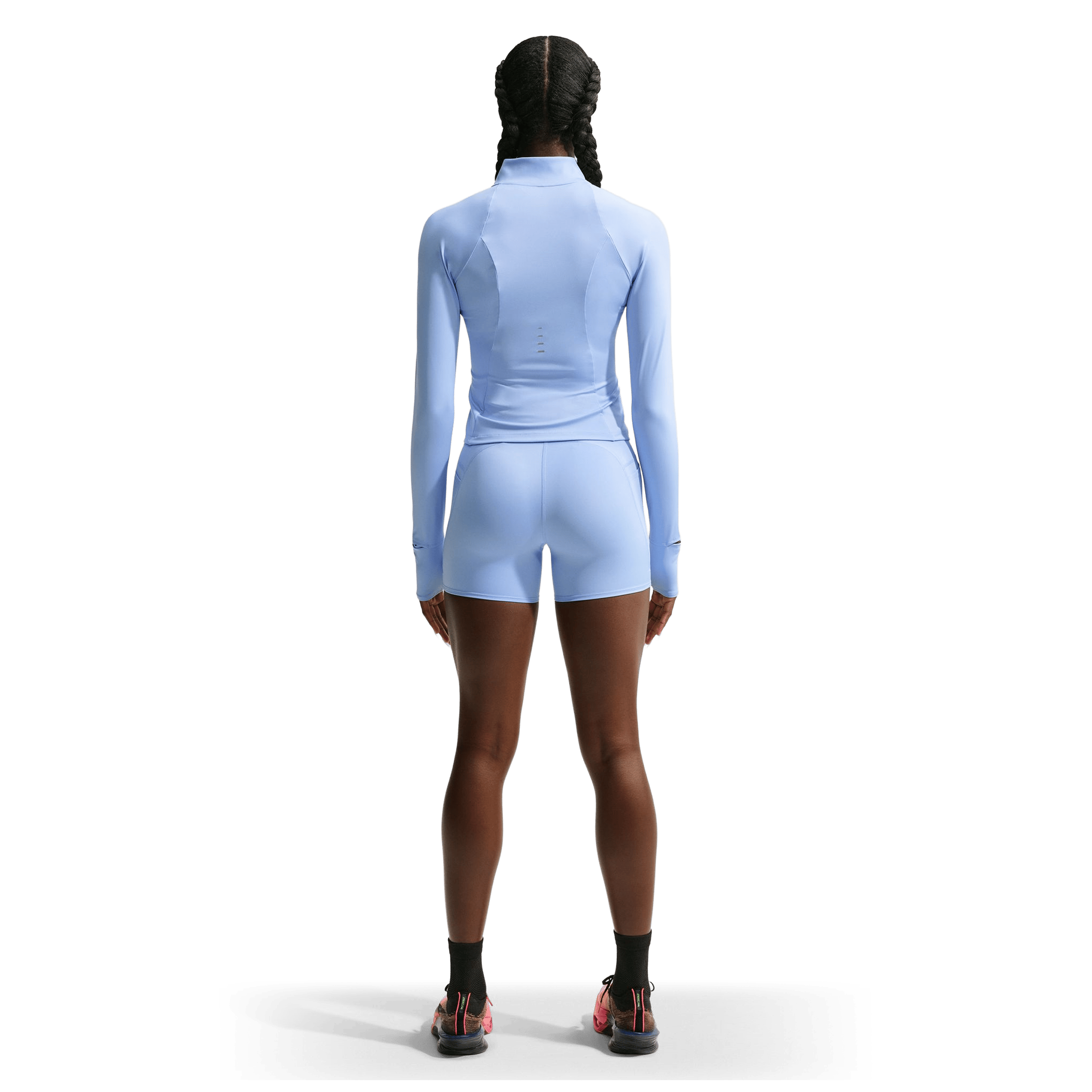 Womens Nike Swift High-Waisted (4") Tight Running Shorts