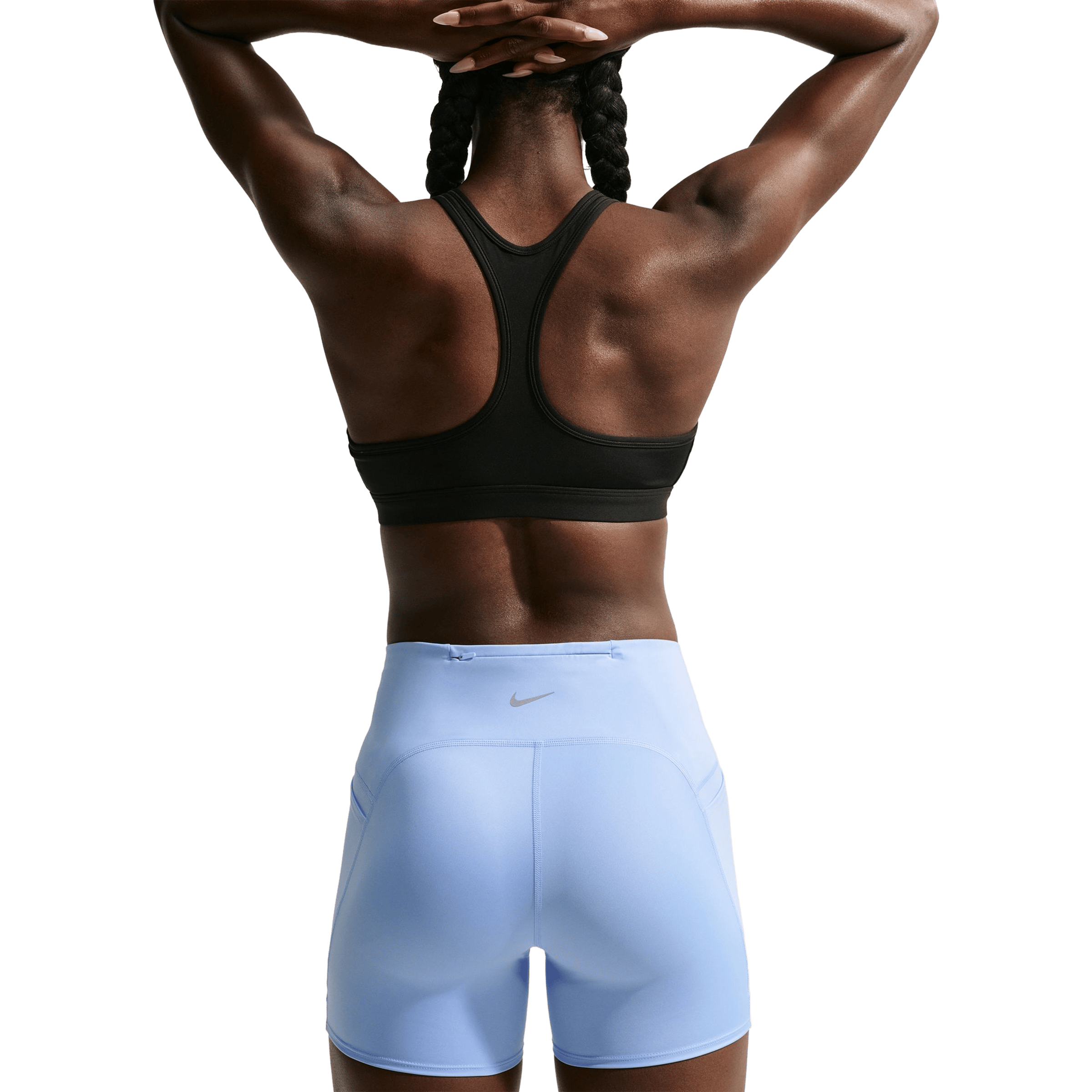 Womens Nike Swift High-Waisted (4") Tight Running Shorts