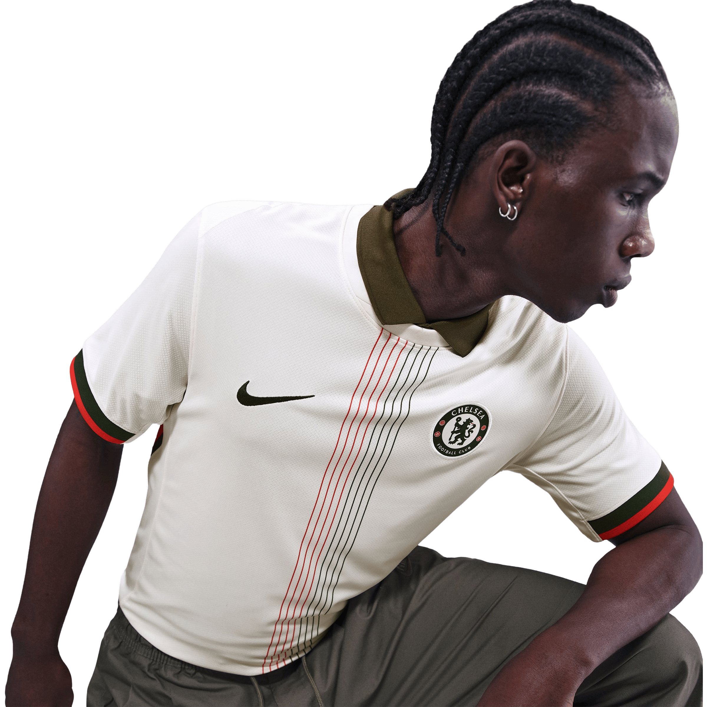 Mens Nike Chelsea FC 25/26 Stadium Away Replica Football Jersey