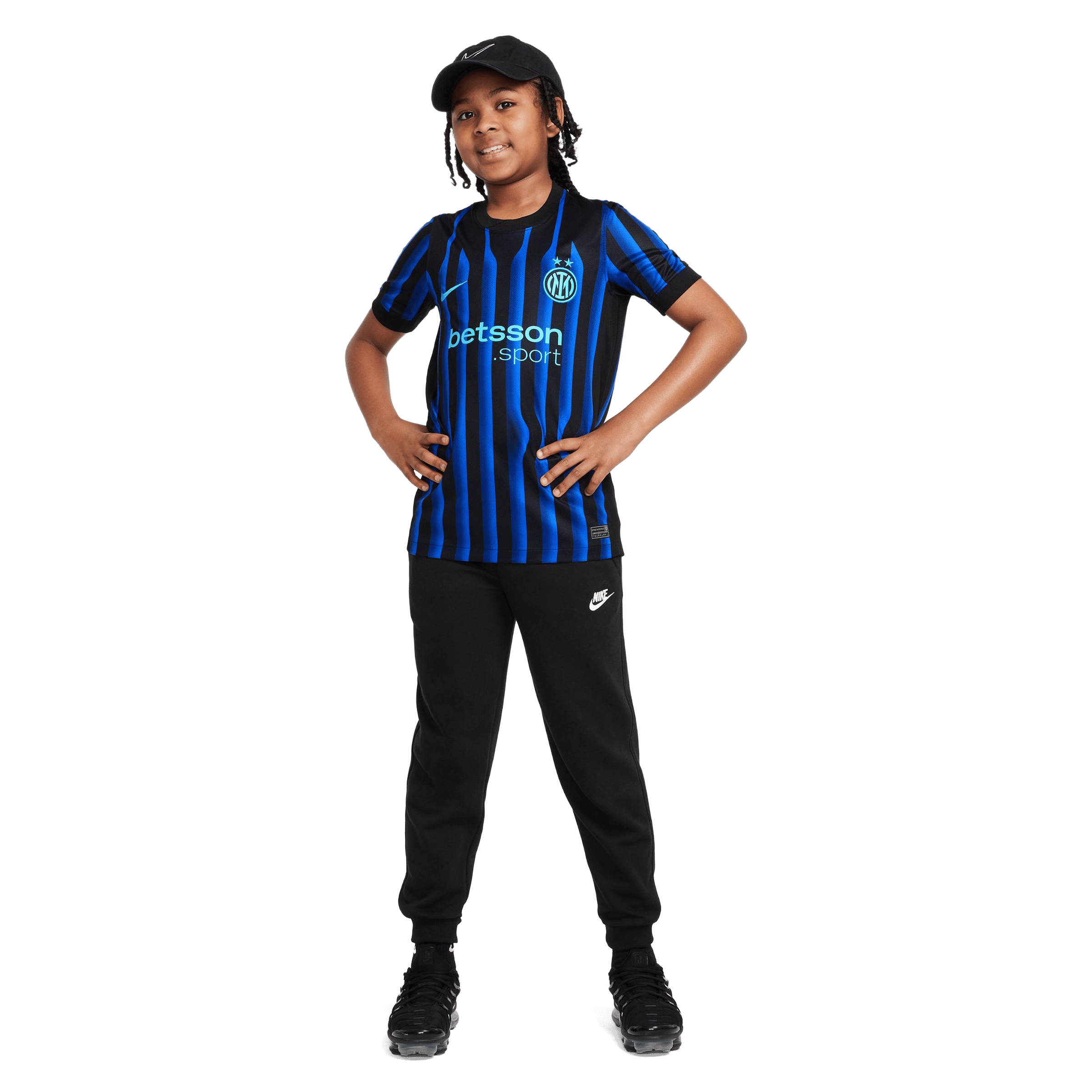 Kids Nike Inter Milan 25/26 Stadium Home Replica Football Jersey