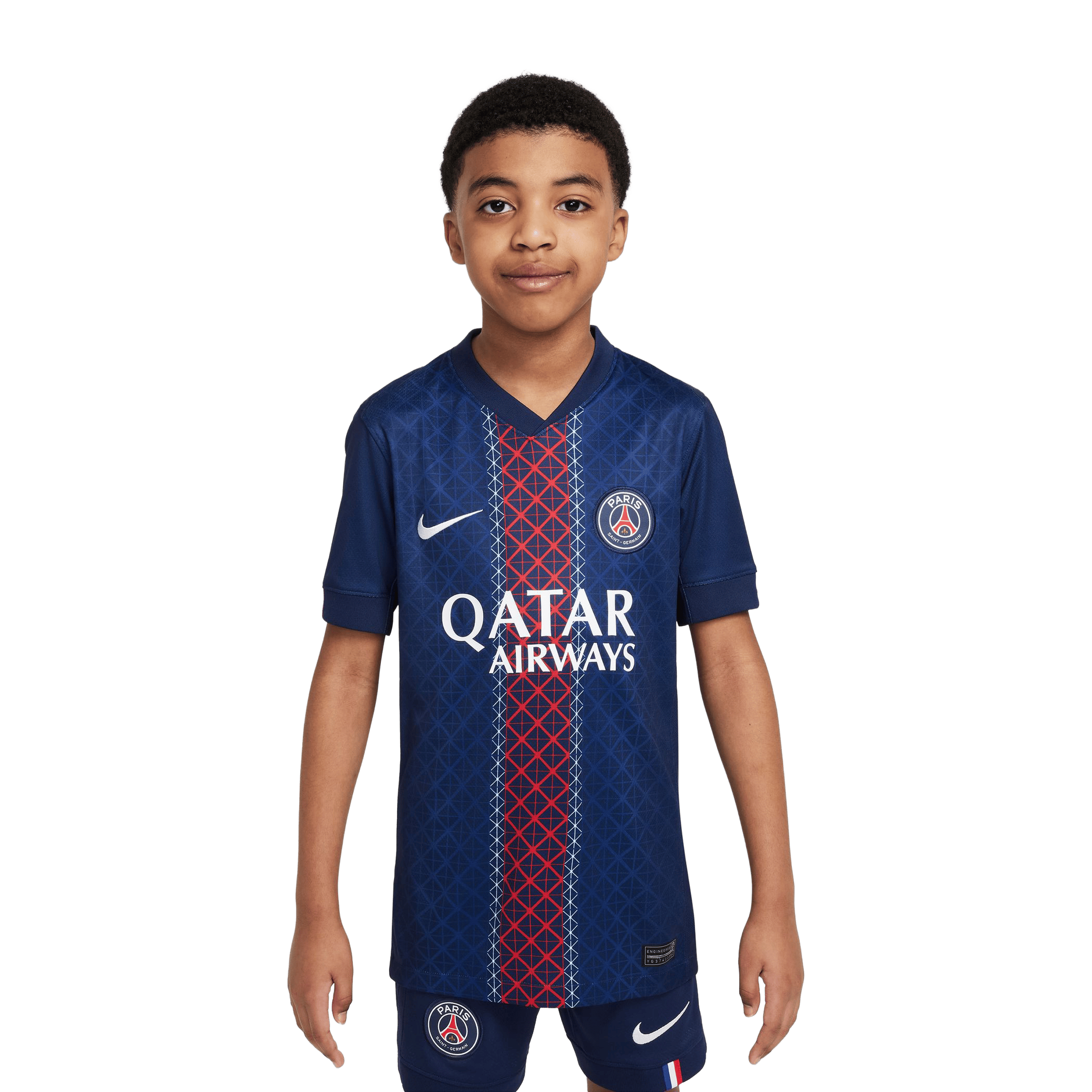 Kids Nike Paris Saint-Germain 25/26 Stadium Home Replica Football Jersey