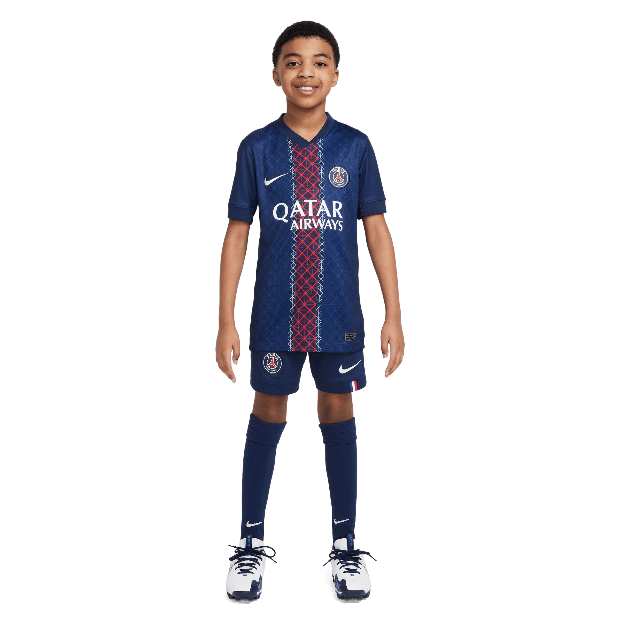Kids Nike Paris Saint-Germain 25/26 Stadium Home Replica Football Jersey