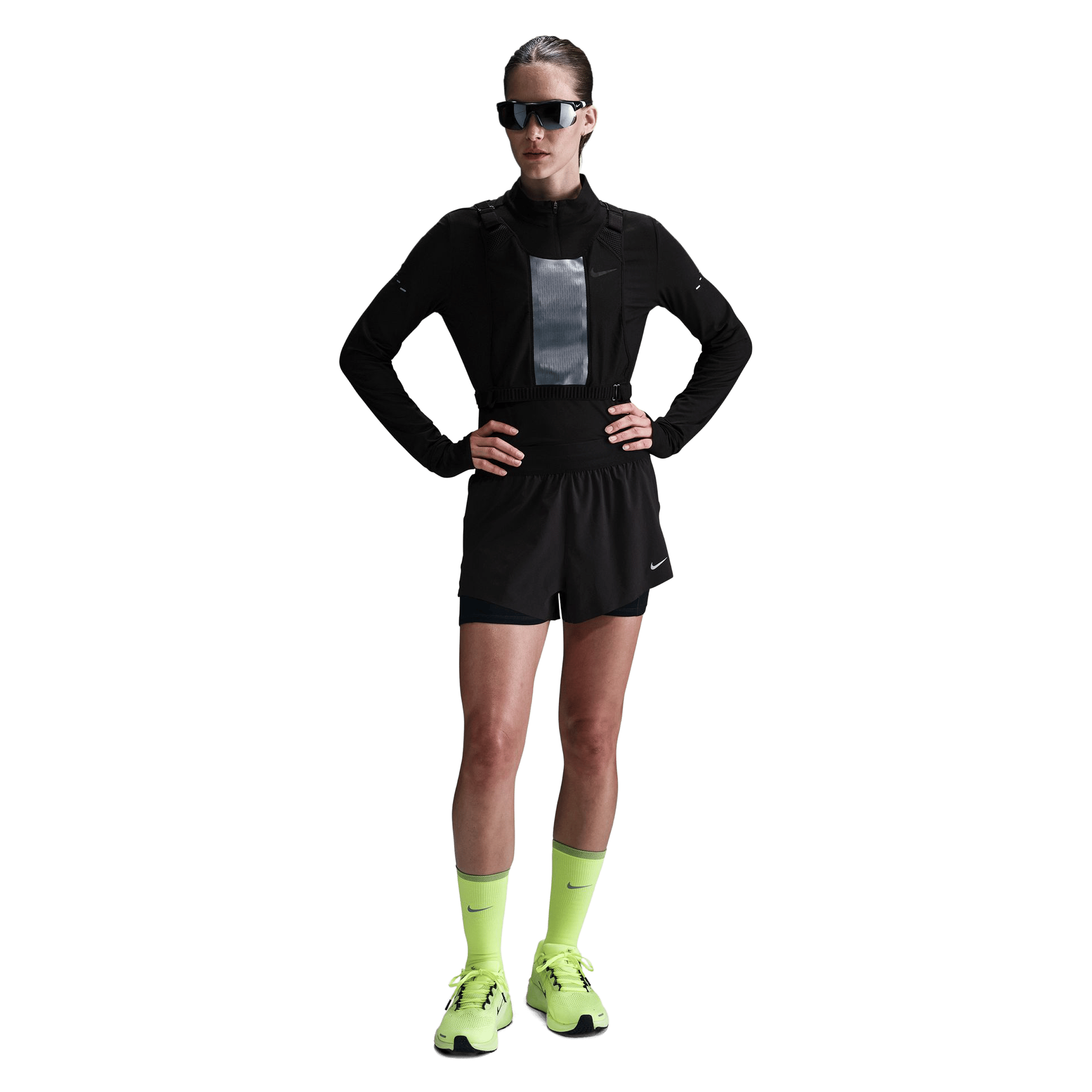 Womens Nike Swift Dri-FIT Mid-Rise 2-in-1 Running Shorts