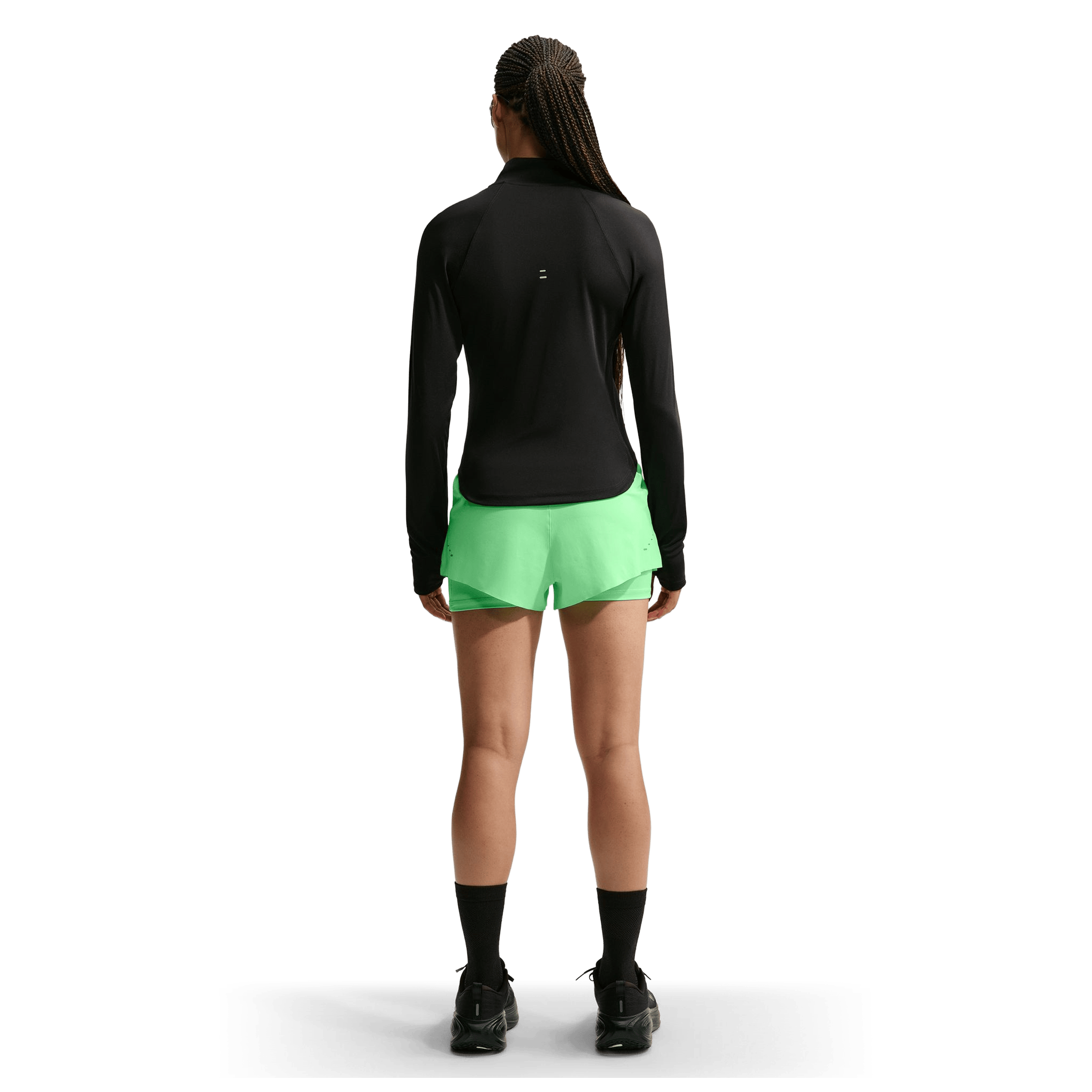 Womens Nike Swift Dri-FIT Mid-Rise 2-in-1 Running Shorts