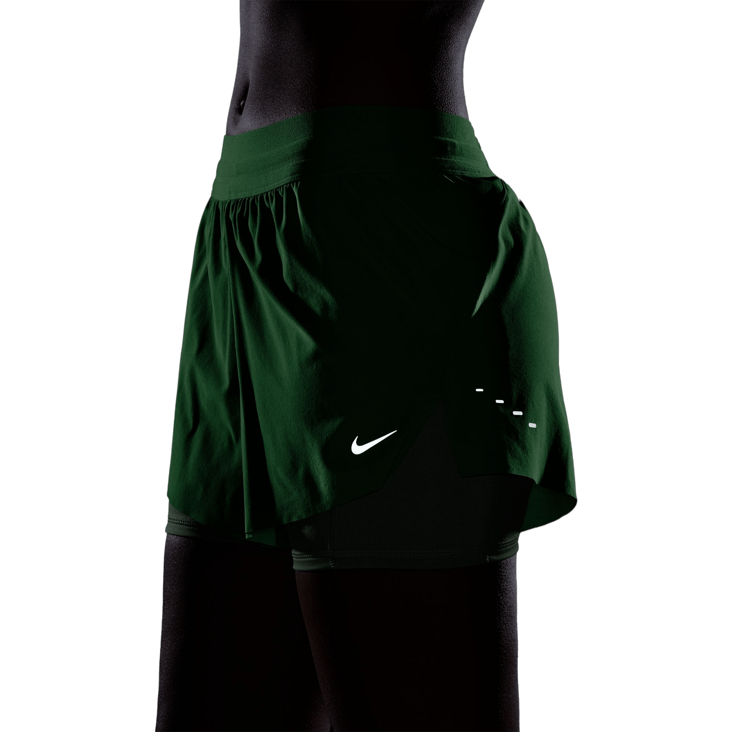 Womens Nike Swift Dri-FIT Mid-Rise 2-in-1 Running Shorts