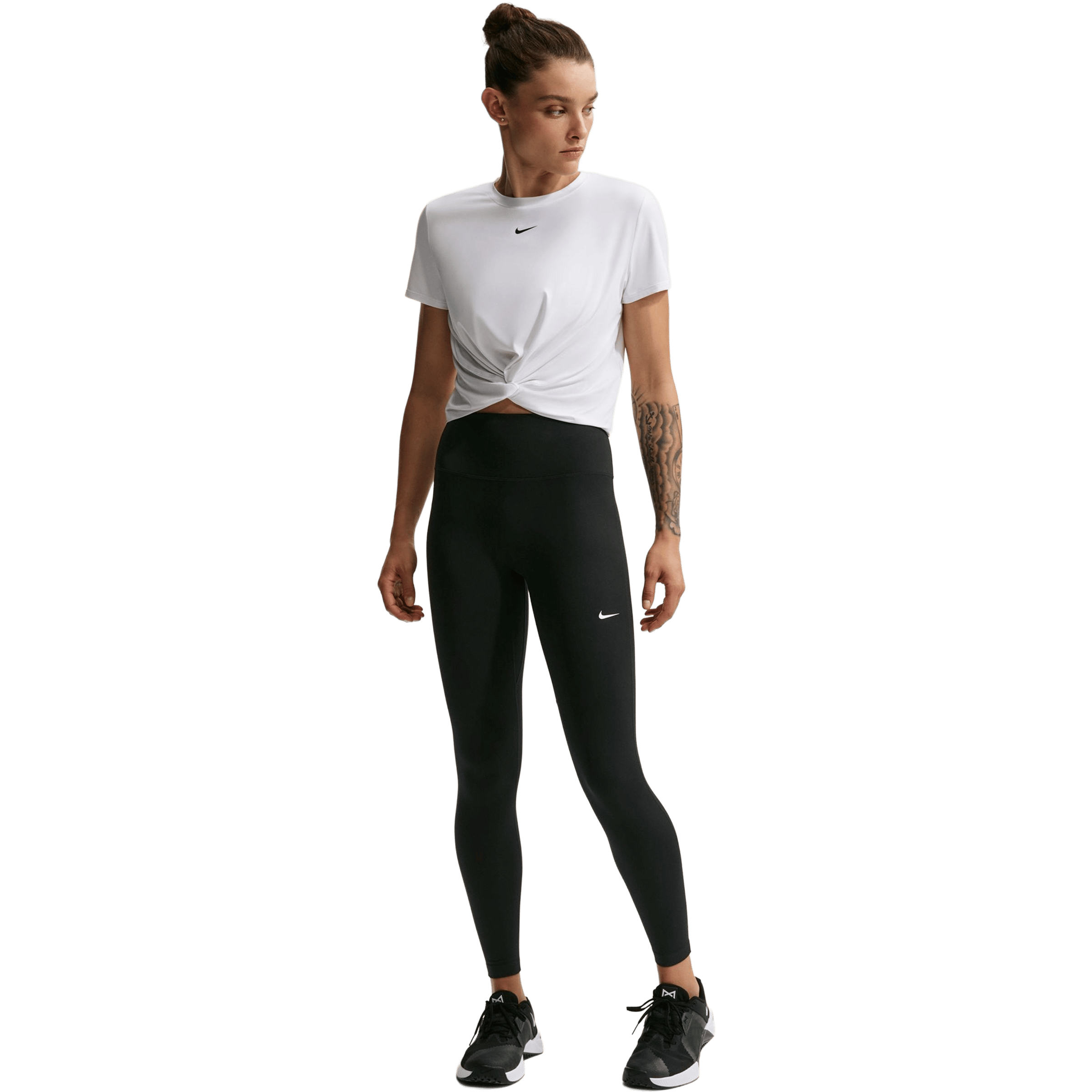 Womens Nike One Seamless Front High-Waisted Full-Length Leggings