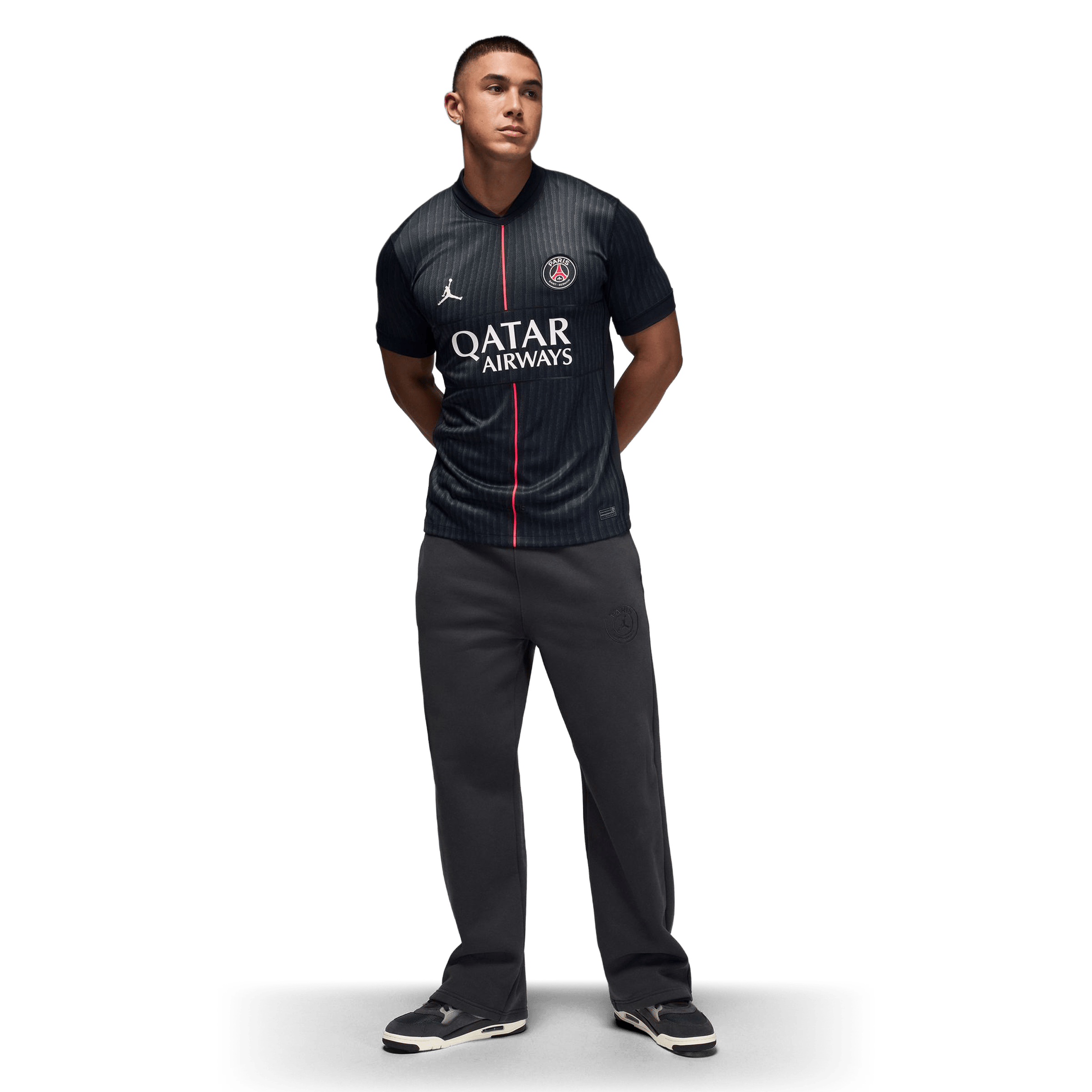 Mens Nike Paris Saint-Germain 25/26 Stadium Fourth Jordan Replica Football Jersey