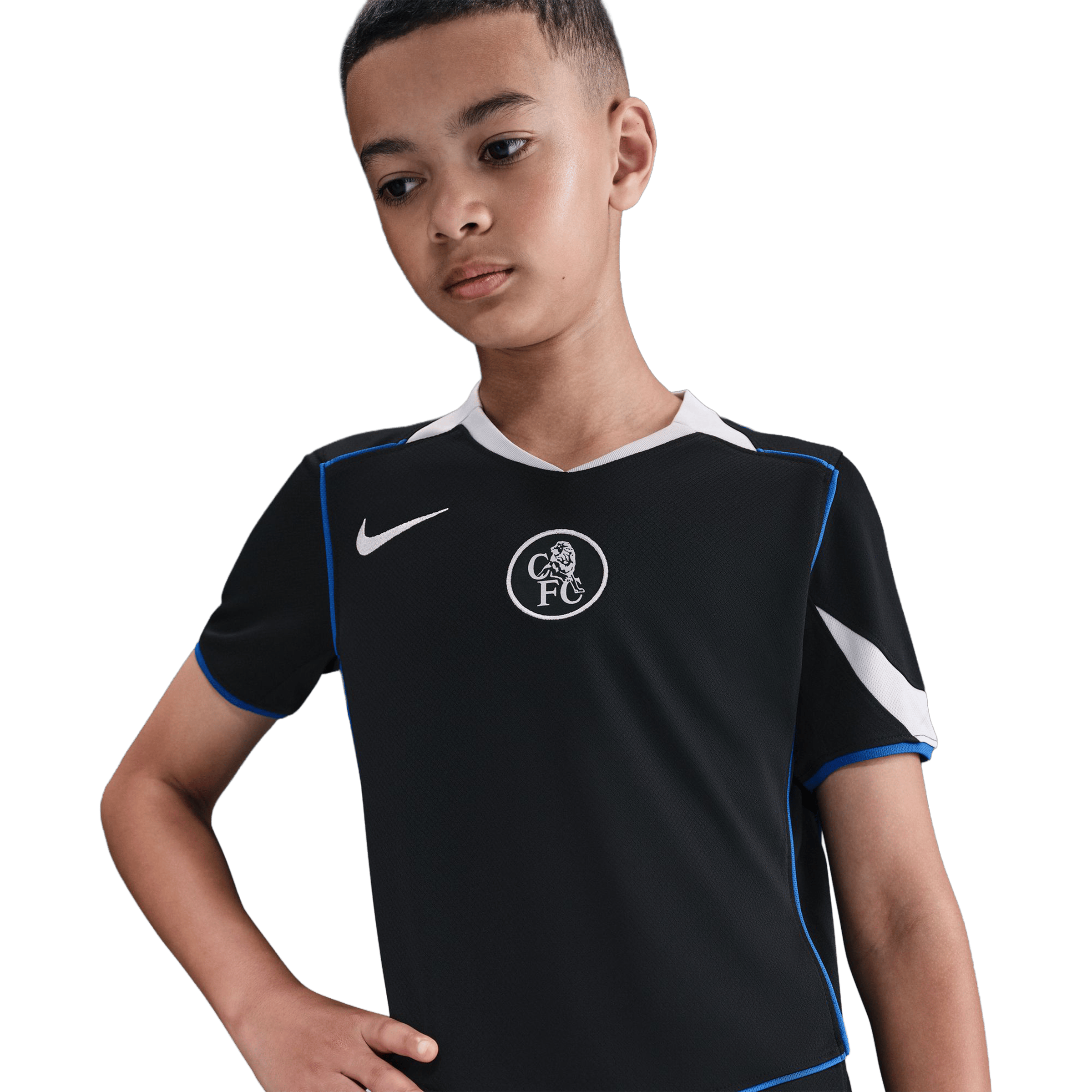 Kids Nike Chelsea FC 25/26 (Older Kids) Stadium Third Replica Football Jersey