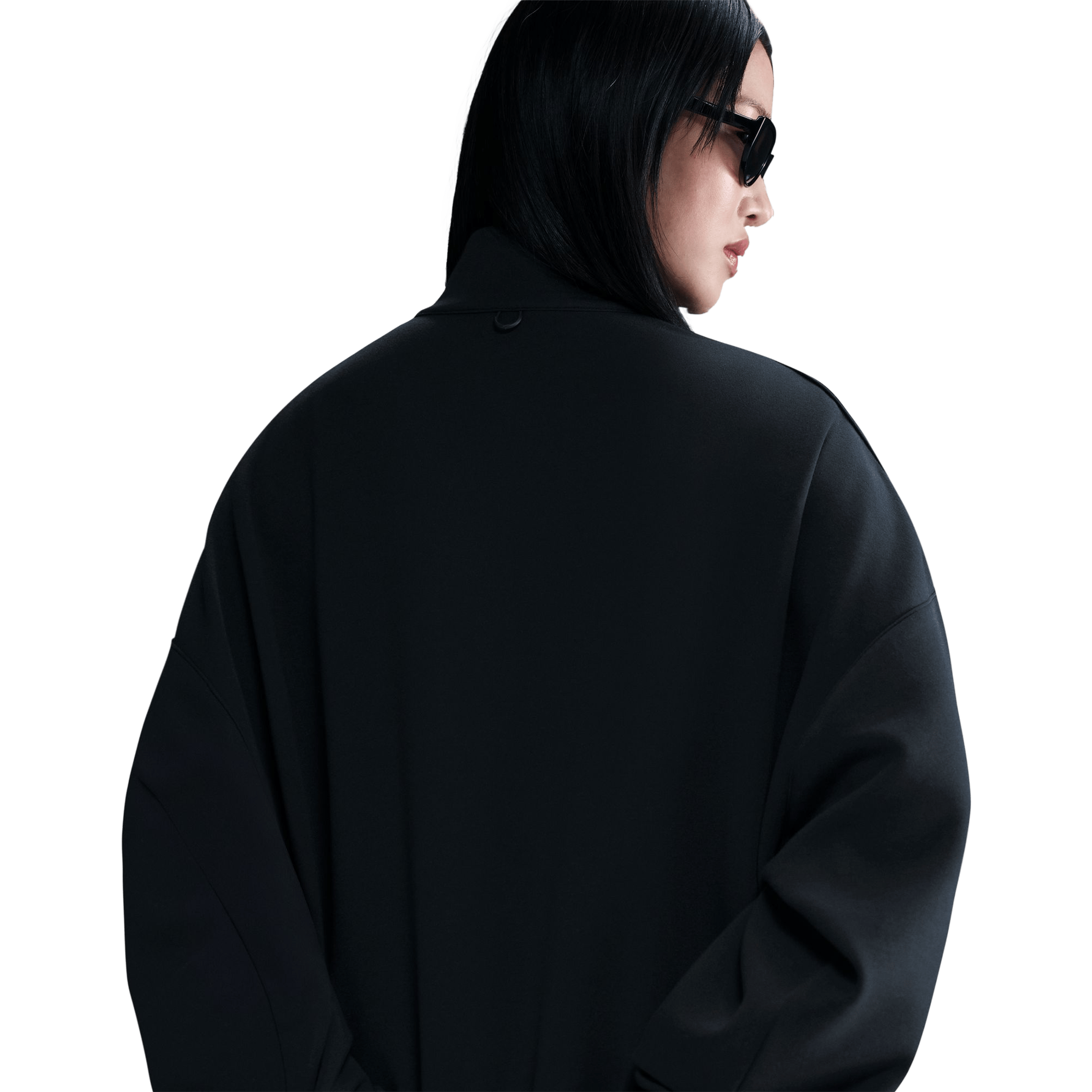 Womens Nike 24.7 ImpossiblySoft Dri-FIT Oversized 1/2-Zip Top