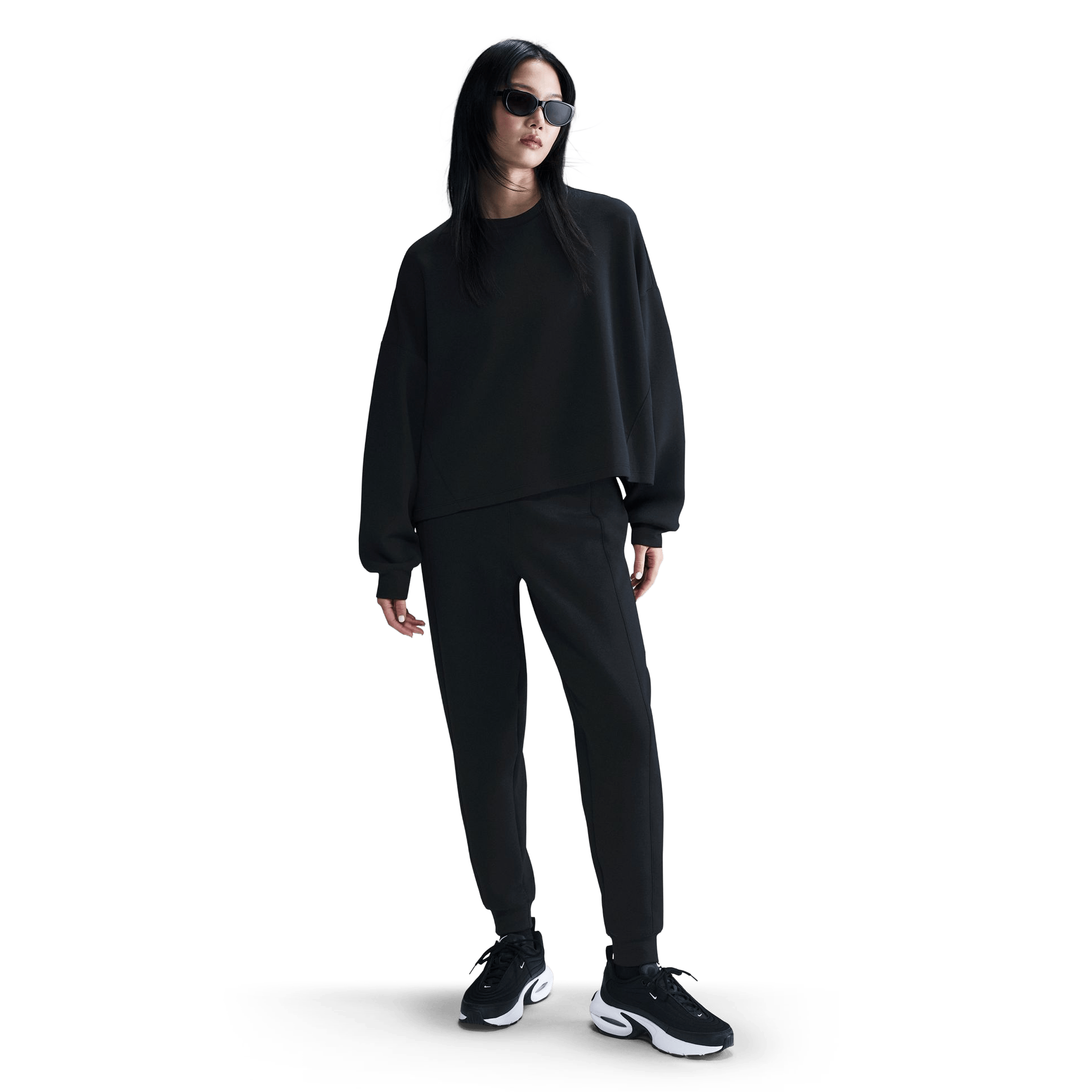 Womens Nike 24.7 ImpossiblySoft Dri-FIT Oversized Crew-Neck Top