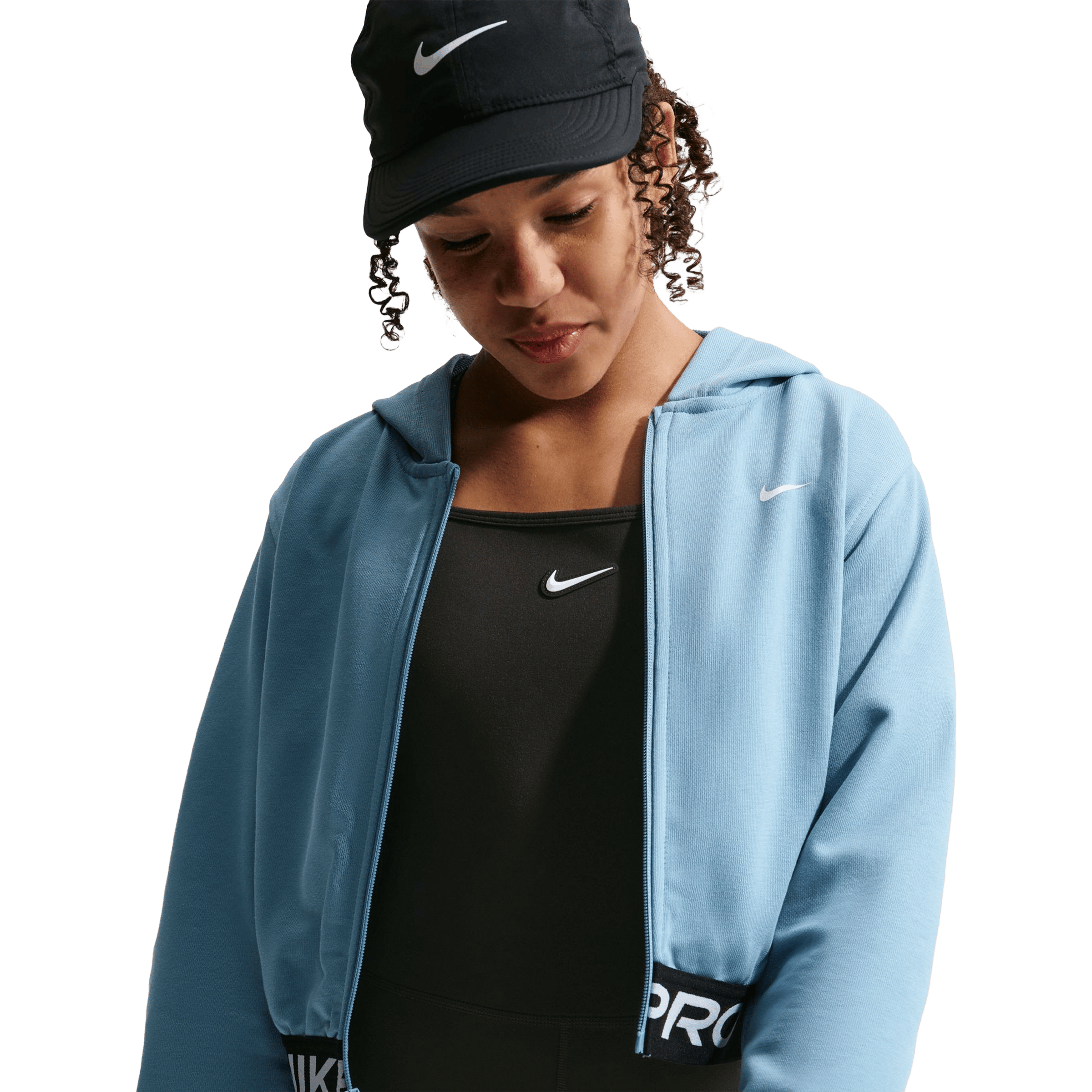 Kids Nike Pro Fleece Dri-FIT Full-Zip Hoodie