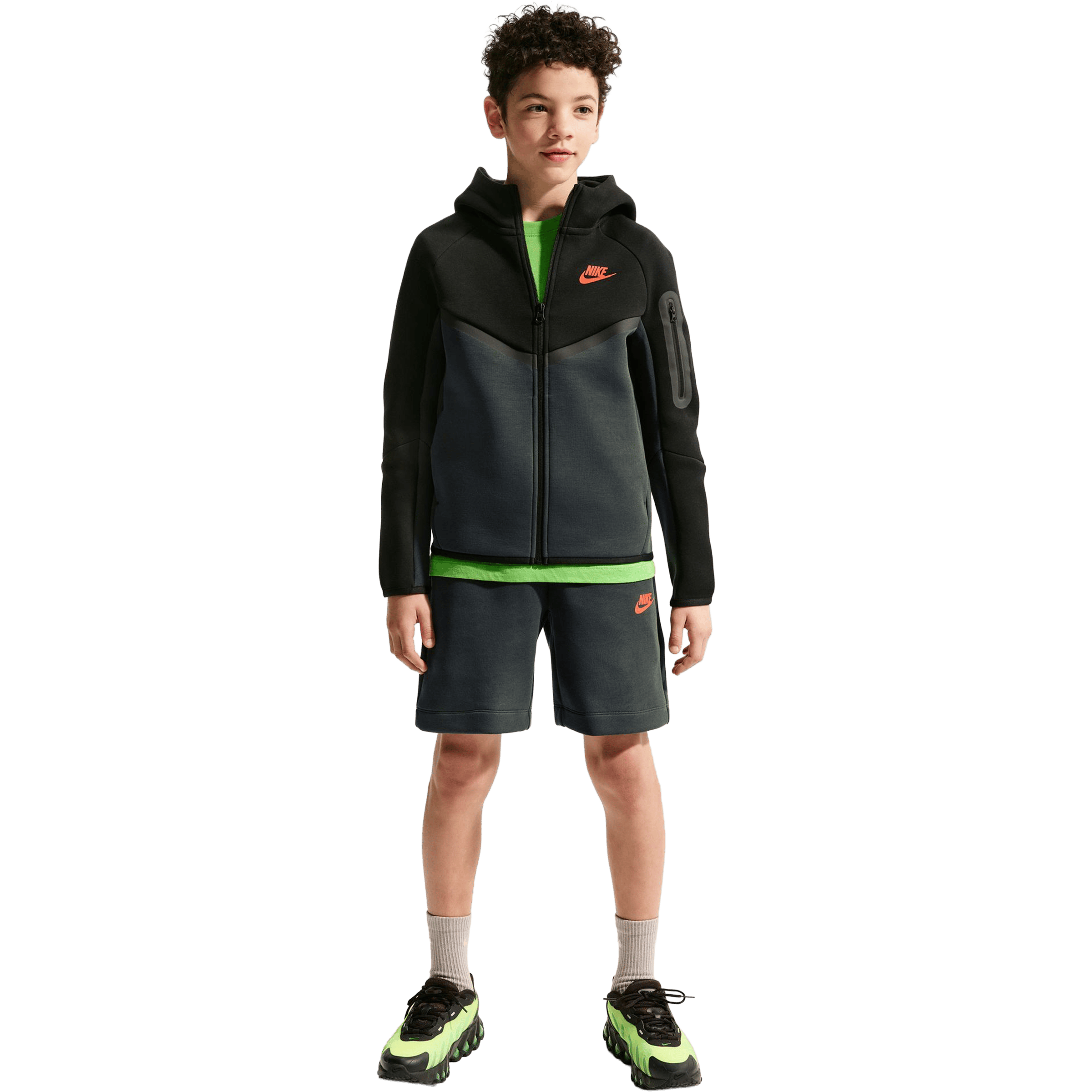 Kids Nike Sportswear Tech Fleece Full-Zip Hoodie