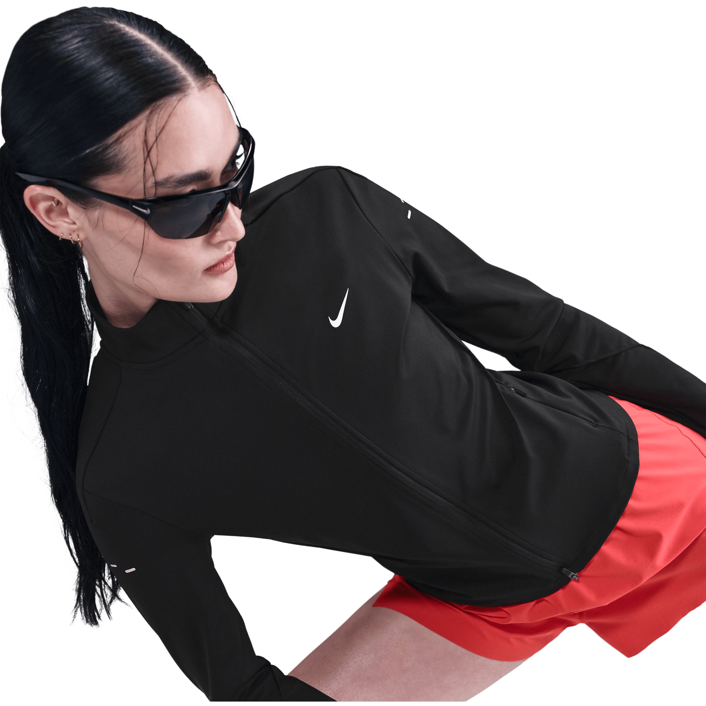 Womens Nike Swift Full-Zip Mid-Layer Running Jacket