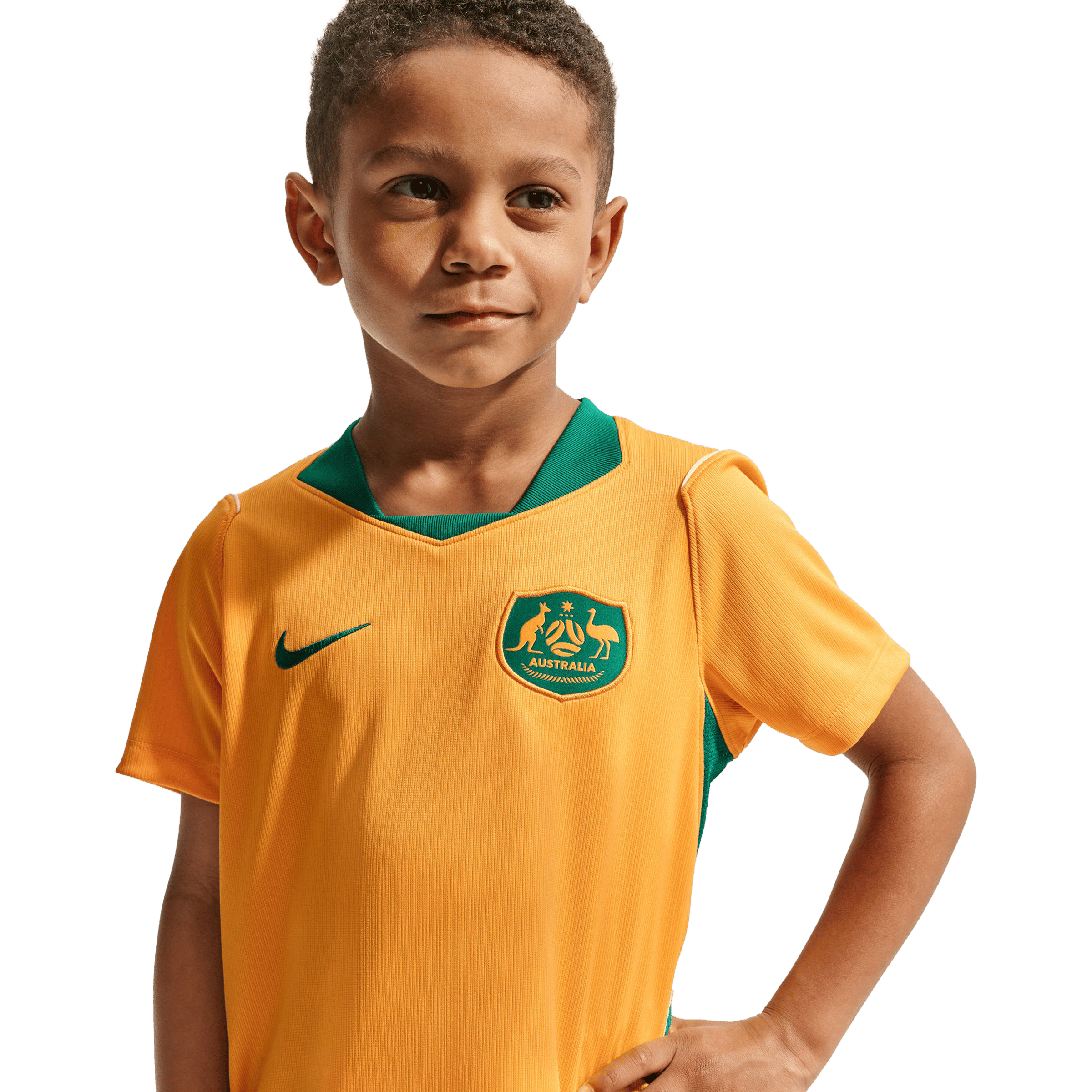 Kids Nike Australia 26' (Little Kids) Stadium Home Replica Football Jersey
