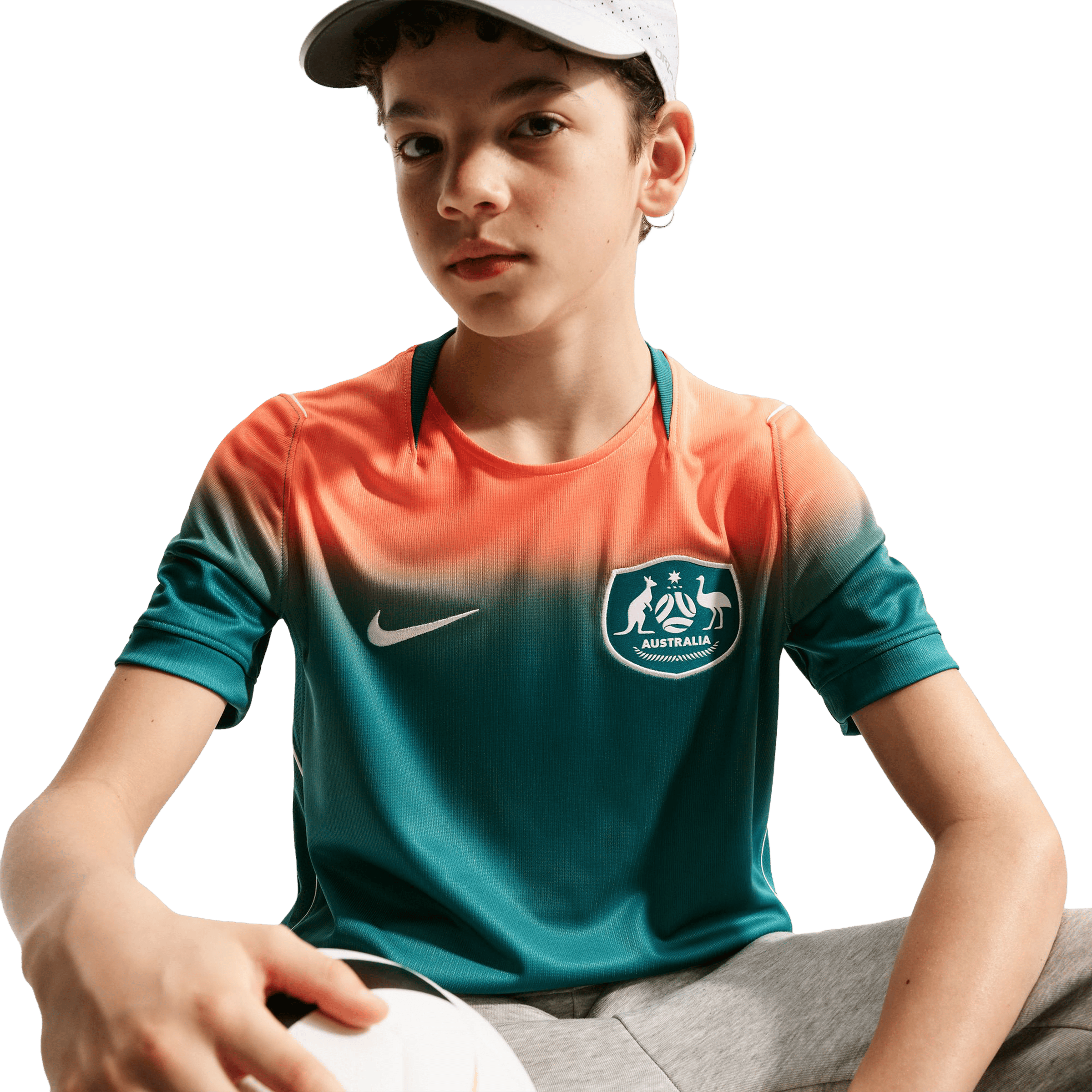 Kids Nike Australia 2026 Stadium Away Replica Football Jersey