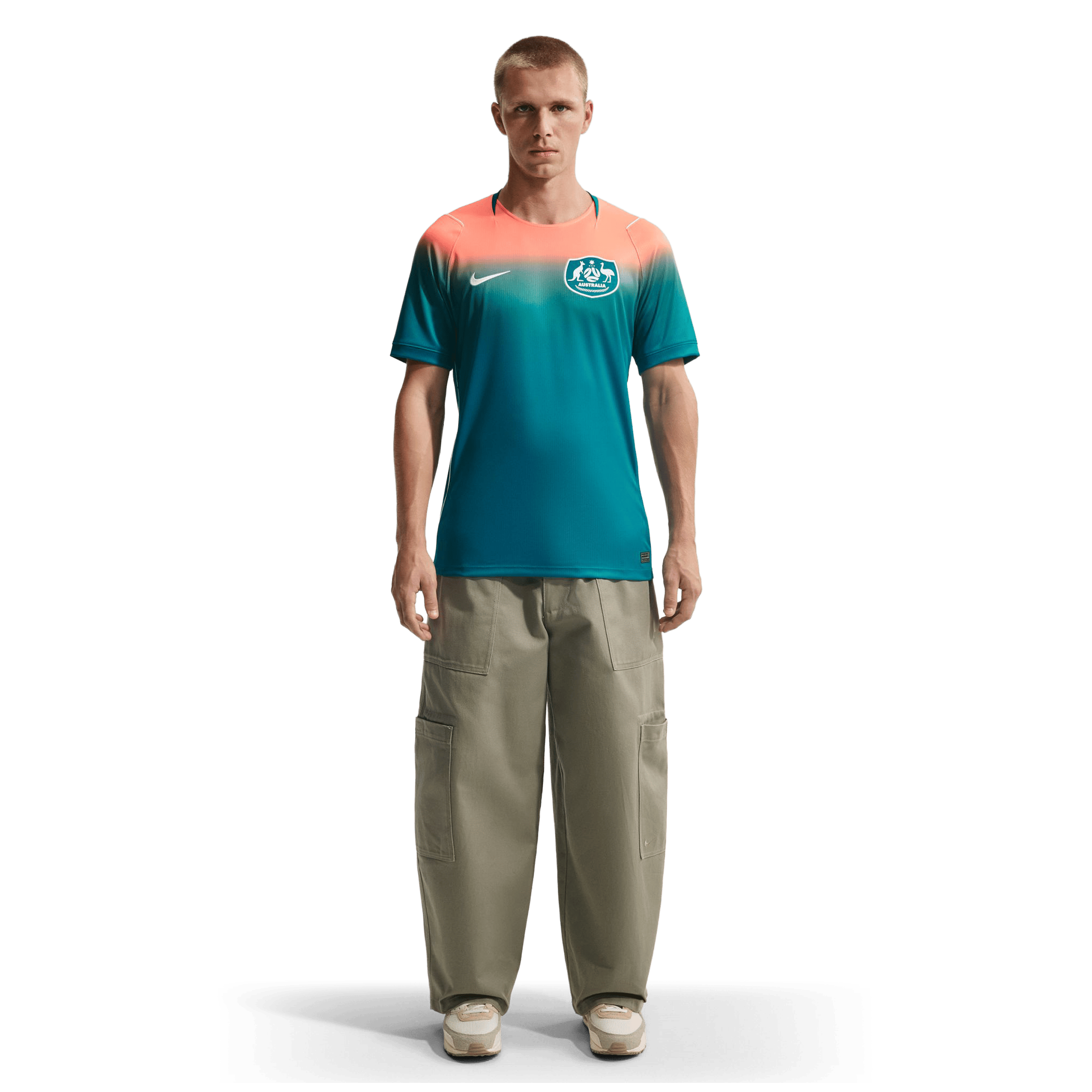 Mens Nike Australia 2026 Stadium Away Replica Football Jersey