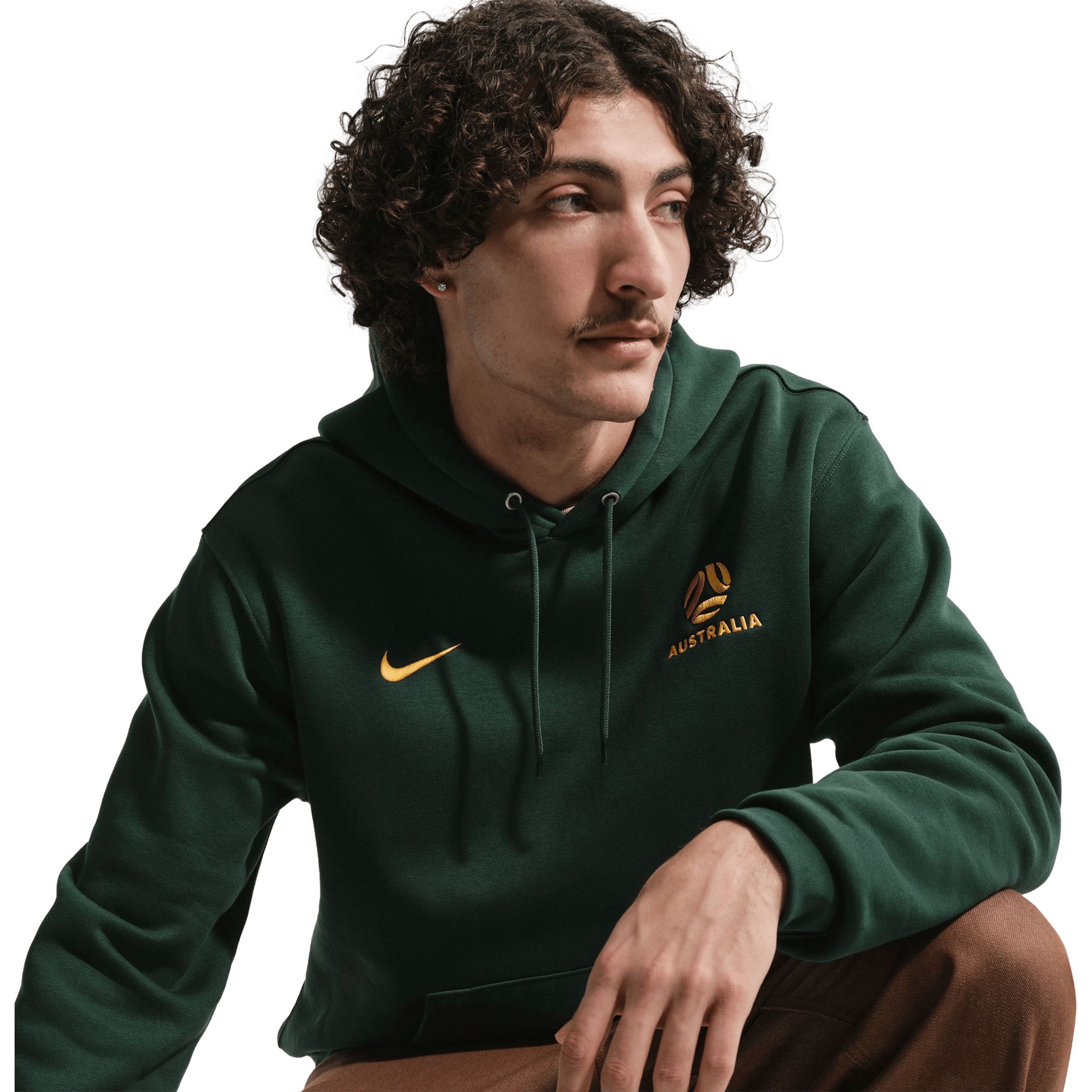Mens Nike Australia Football Pullover Hoodie