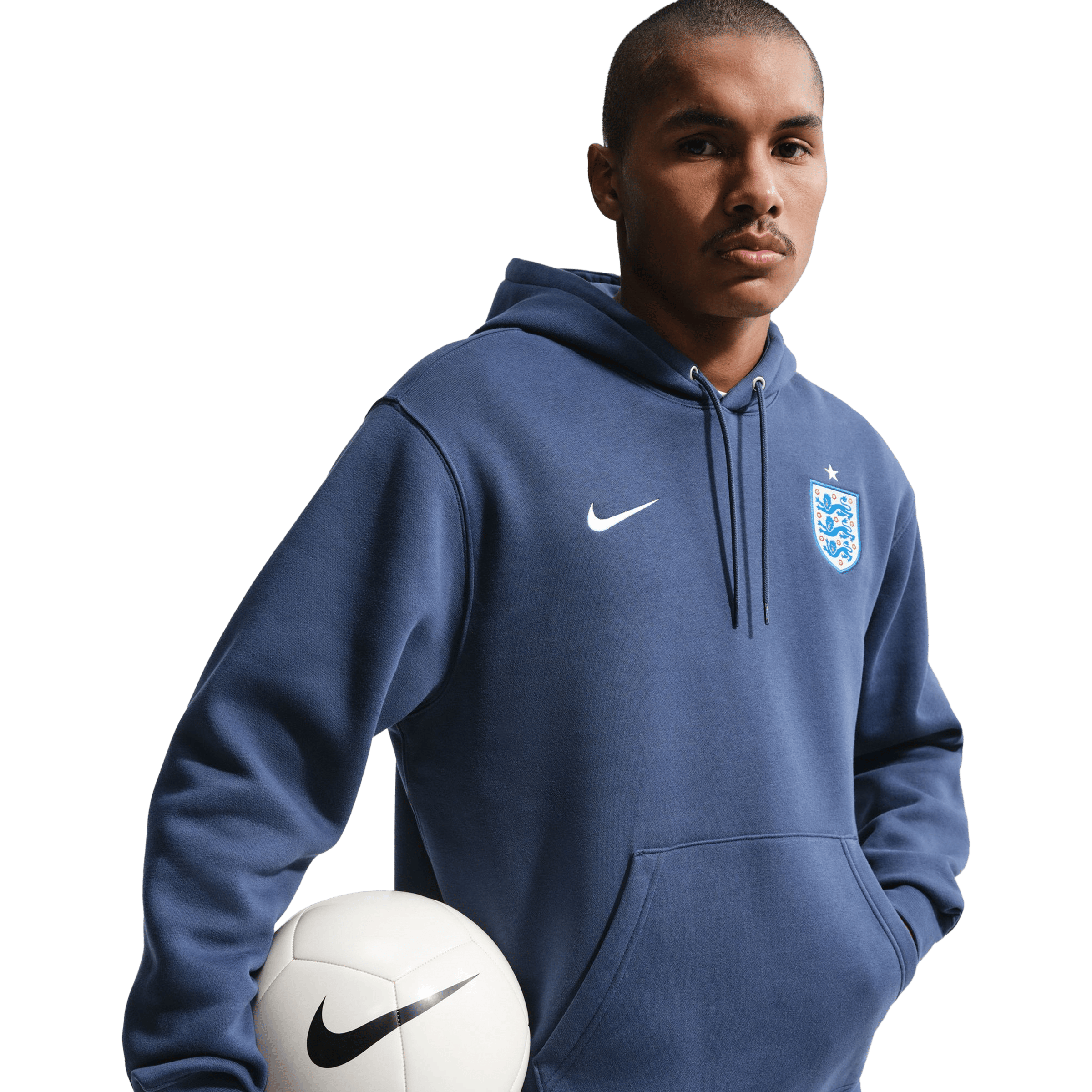 Mens Nike England Club Football Pullover Hoodie