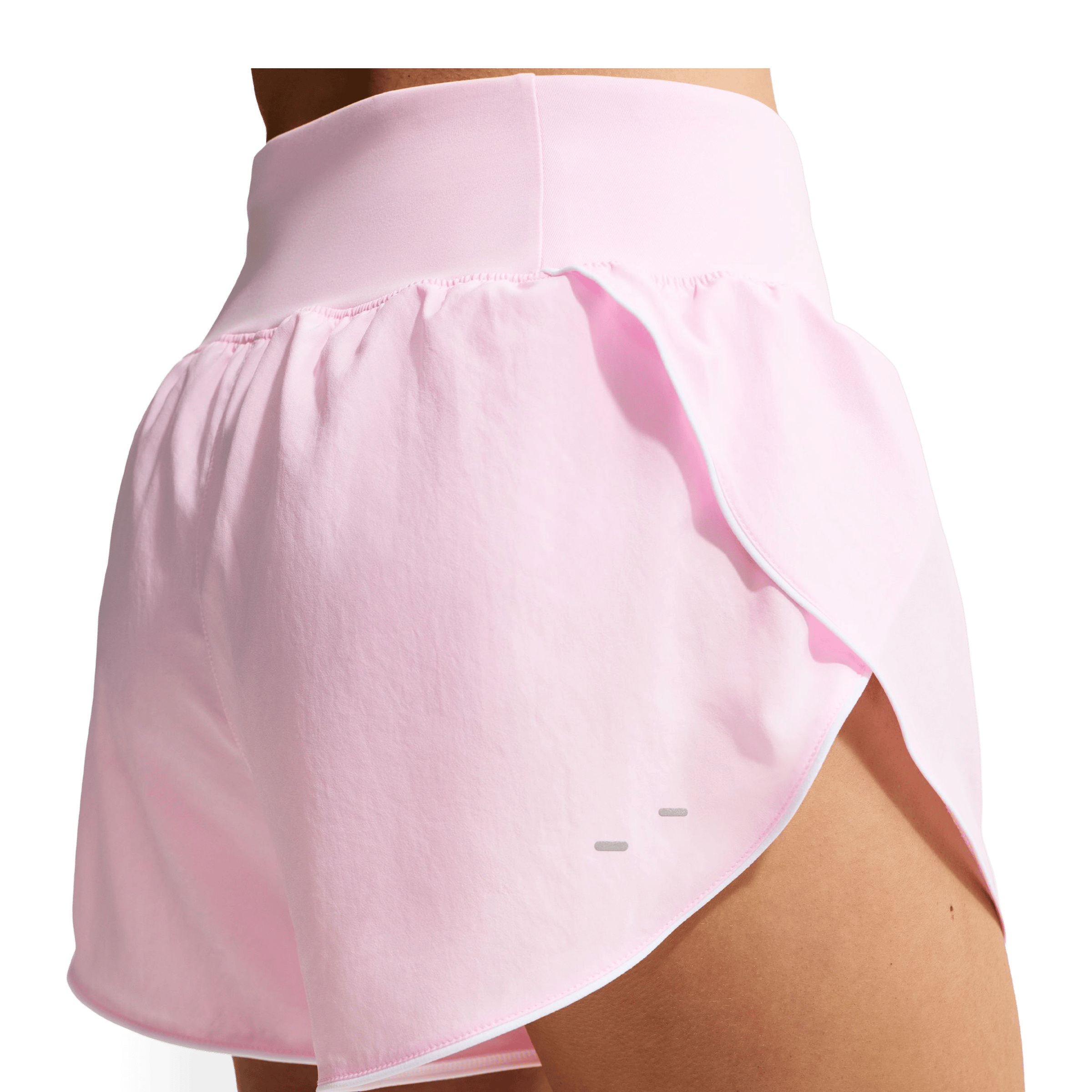 Womens Nike Tempo Flow Swoosh Dri-FIT Mid-Rise Brief-Lined Running Shorts