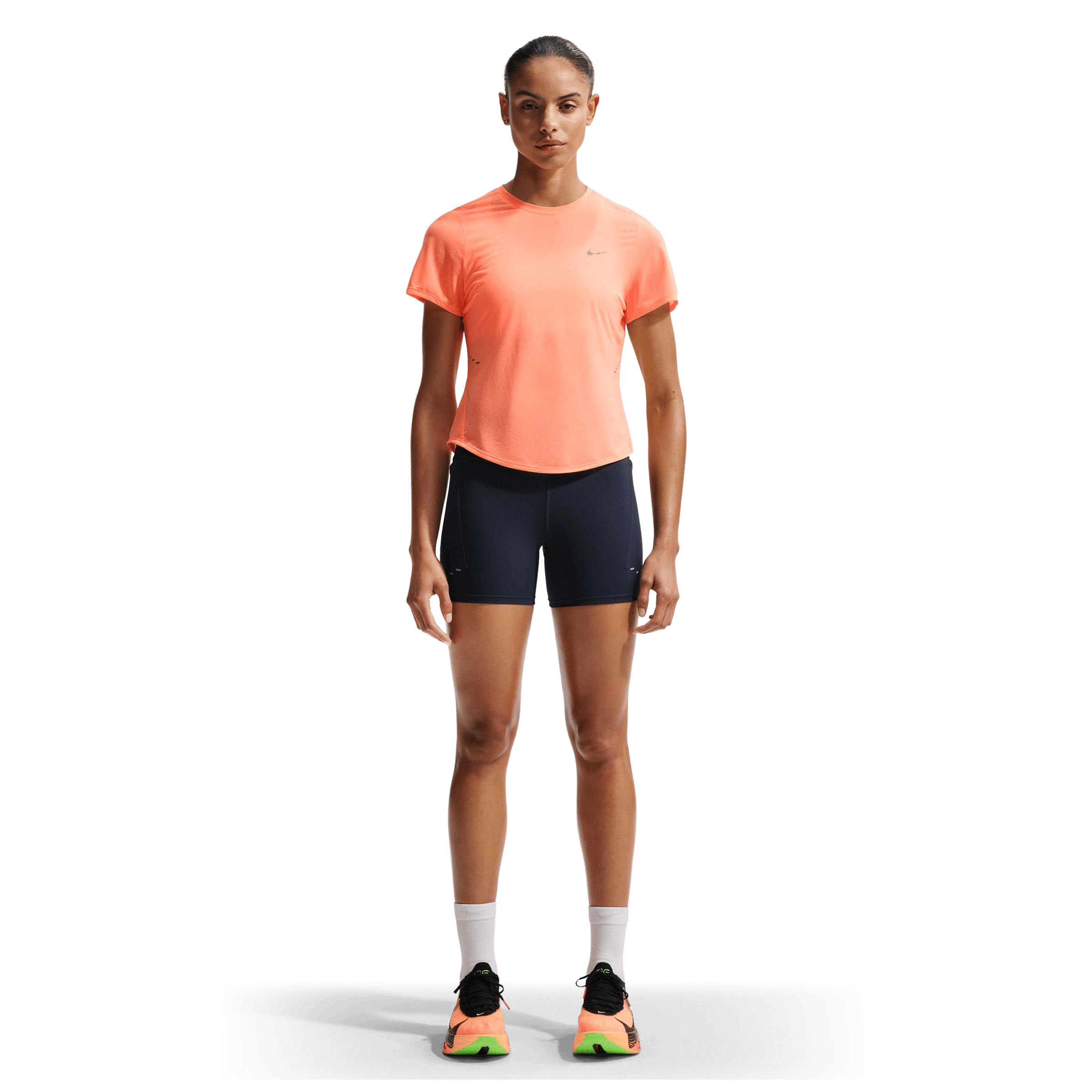 Womens Nike Swift Novelty Breathe Running Tee