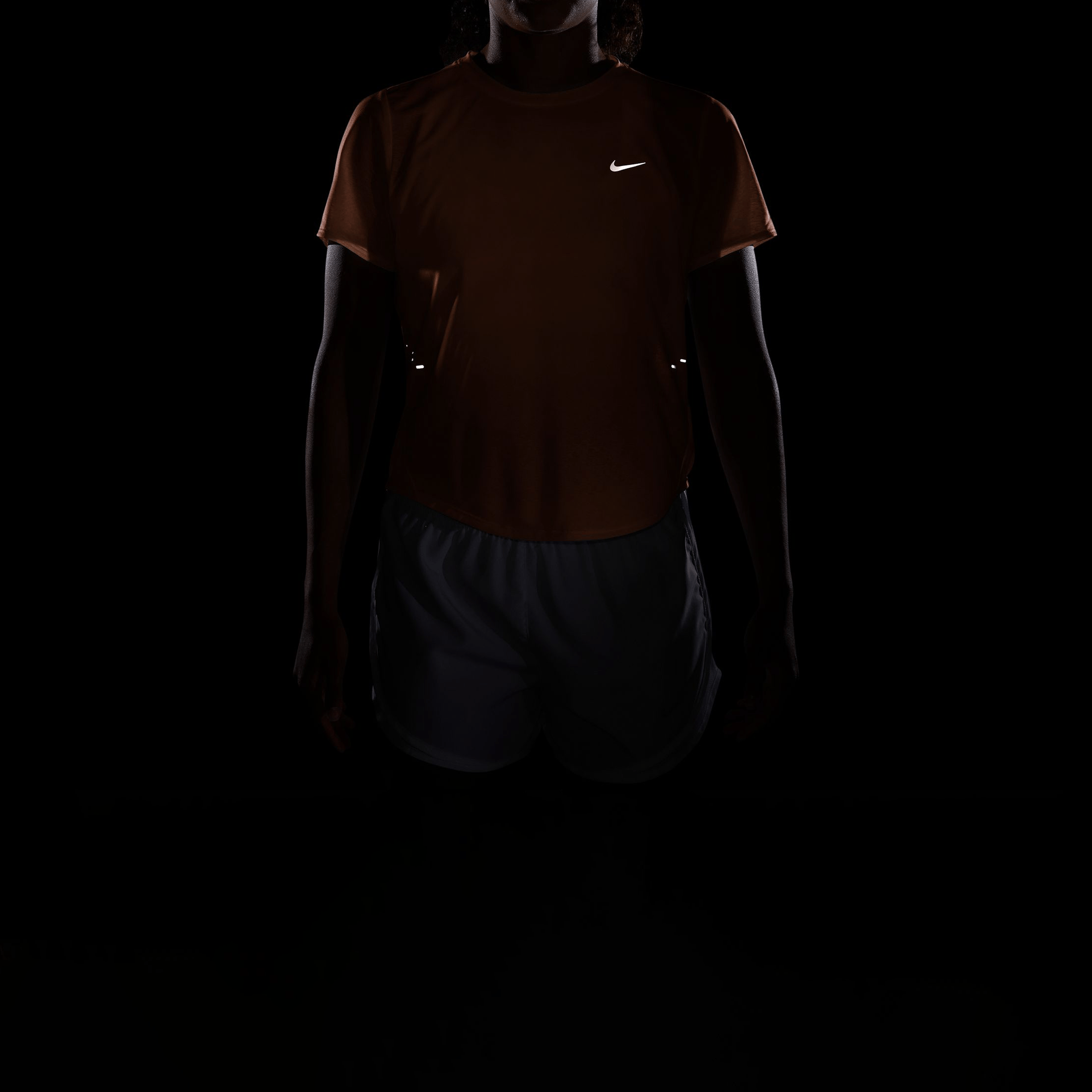 Womens Nike Swift Novelty Breathe Running Tee