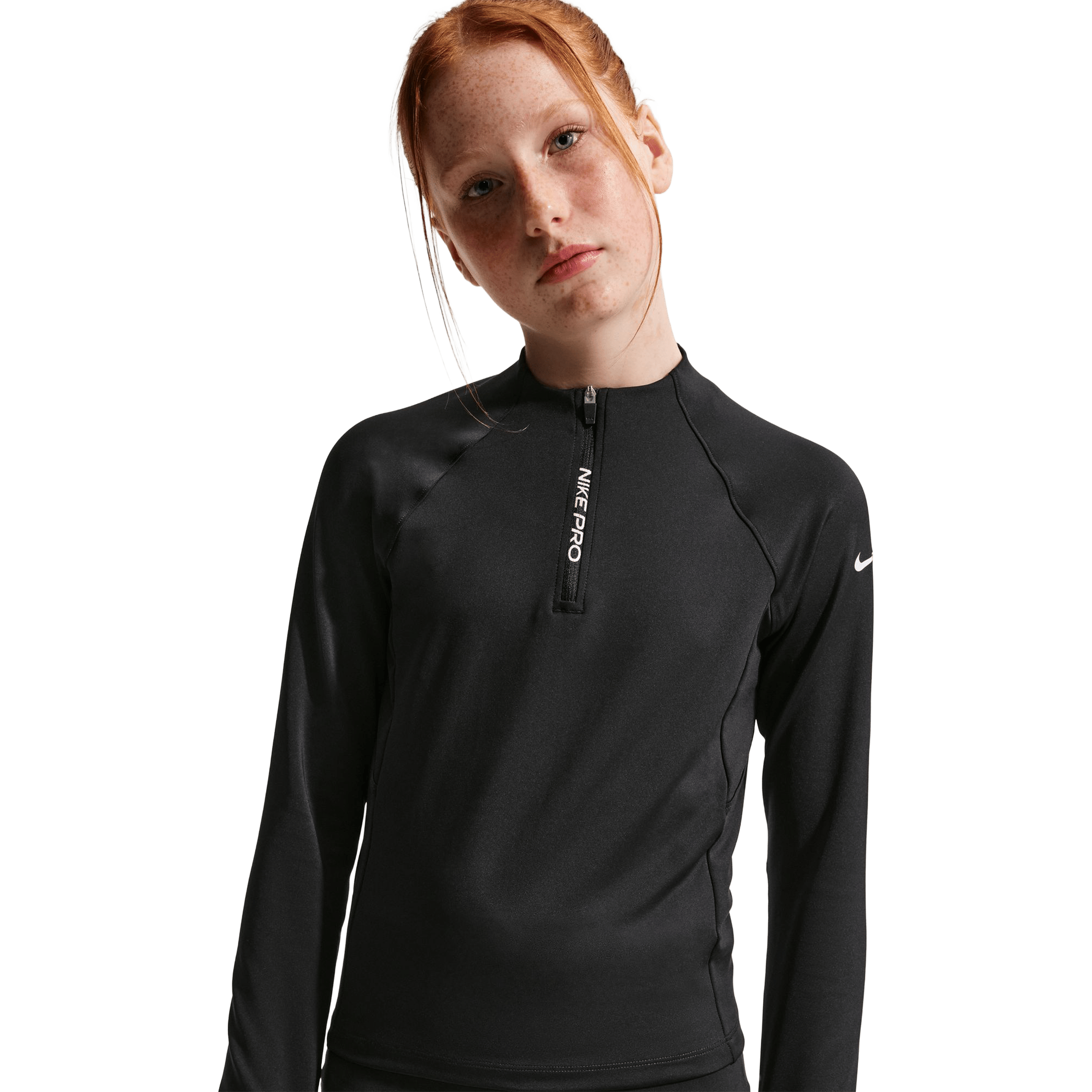 Kids Nike Pro Half-Zip Long Sleeve Top