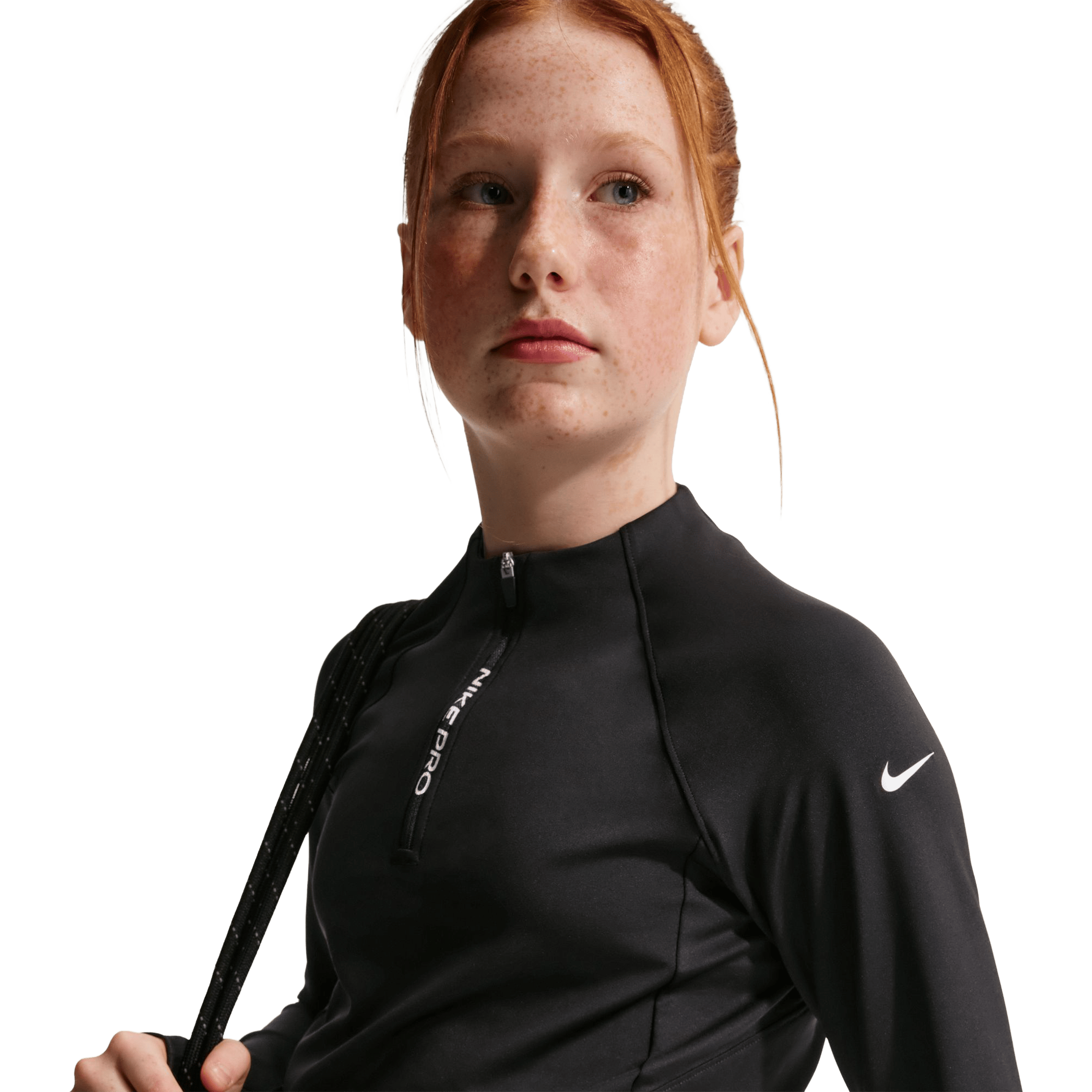 Kids Nike Pro Half-Zip Long Sleeve Top