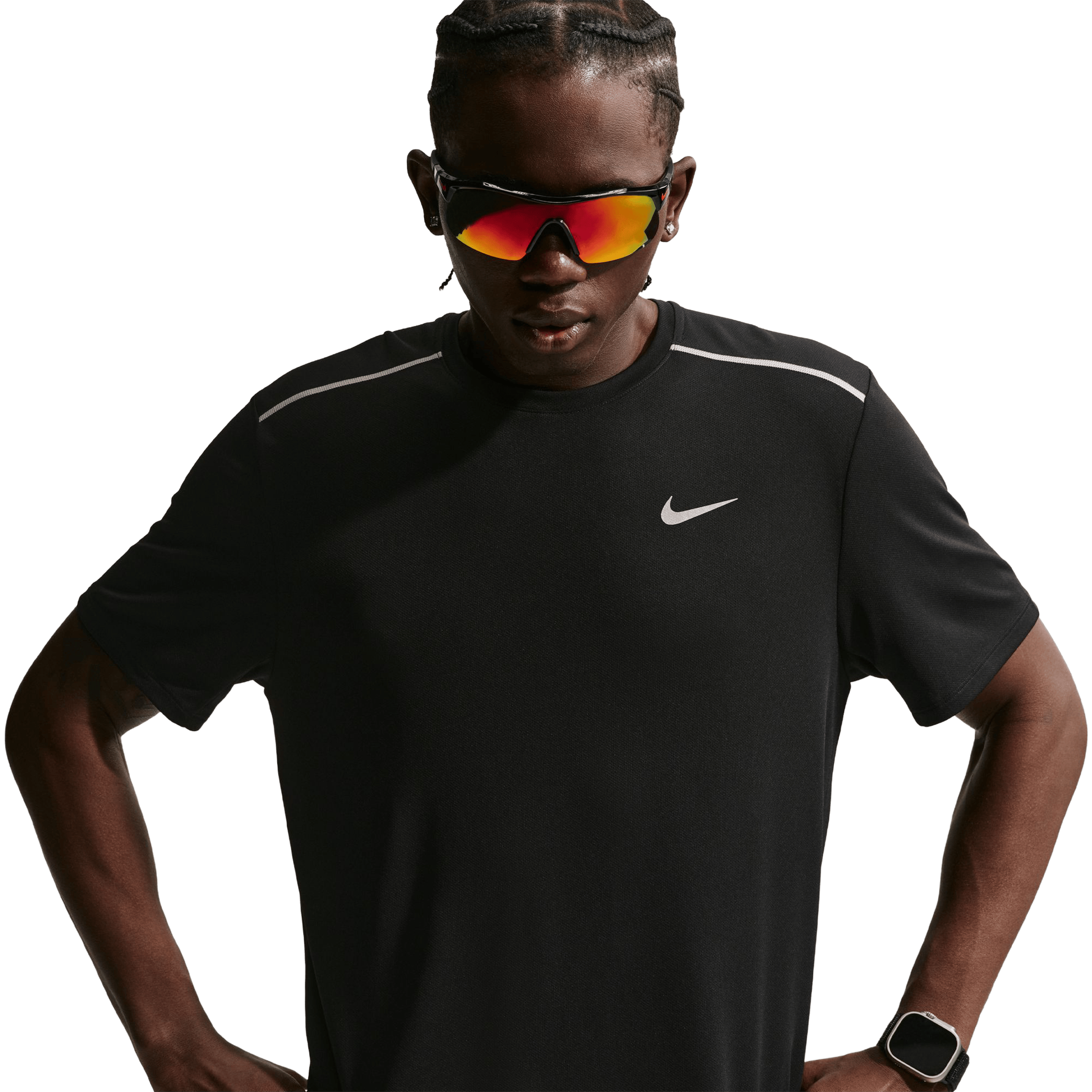 Mens Nike Dri-FIT UV Miler Short Sleeve Tee