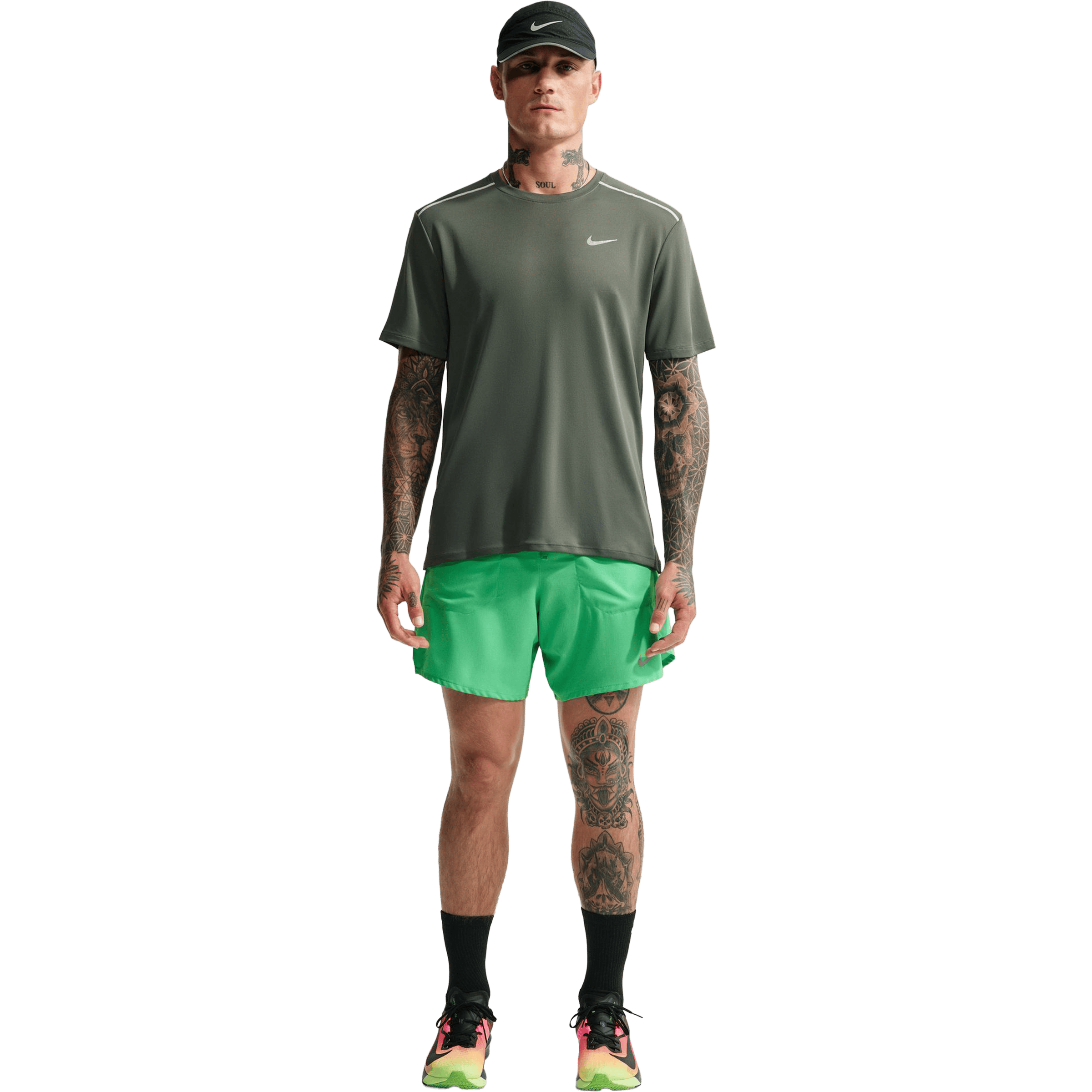 Mens Nike Miler Dri-FIT Running Tee