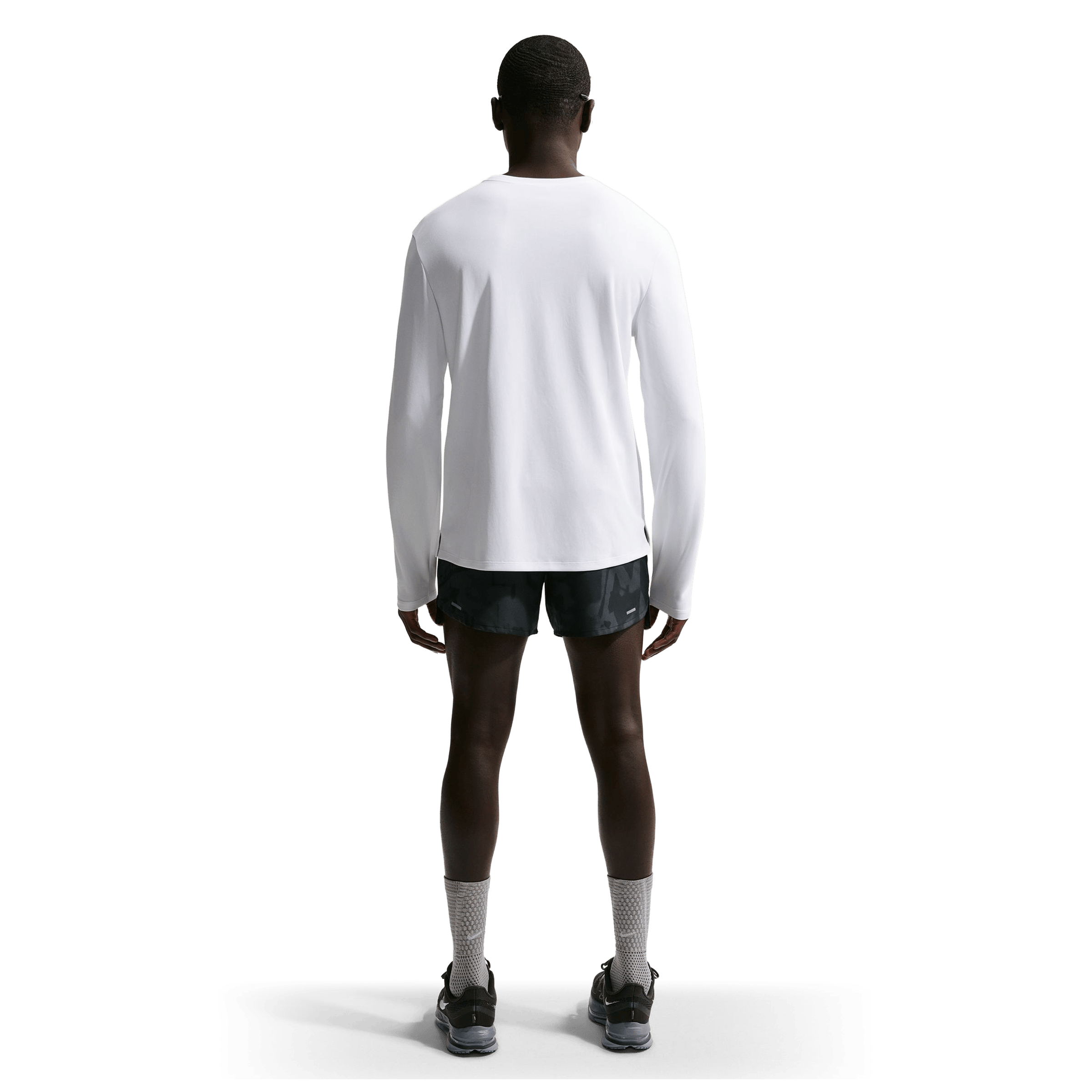 Mens Nike Miler Long-Sleeve Running Top