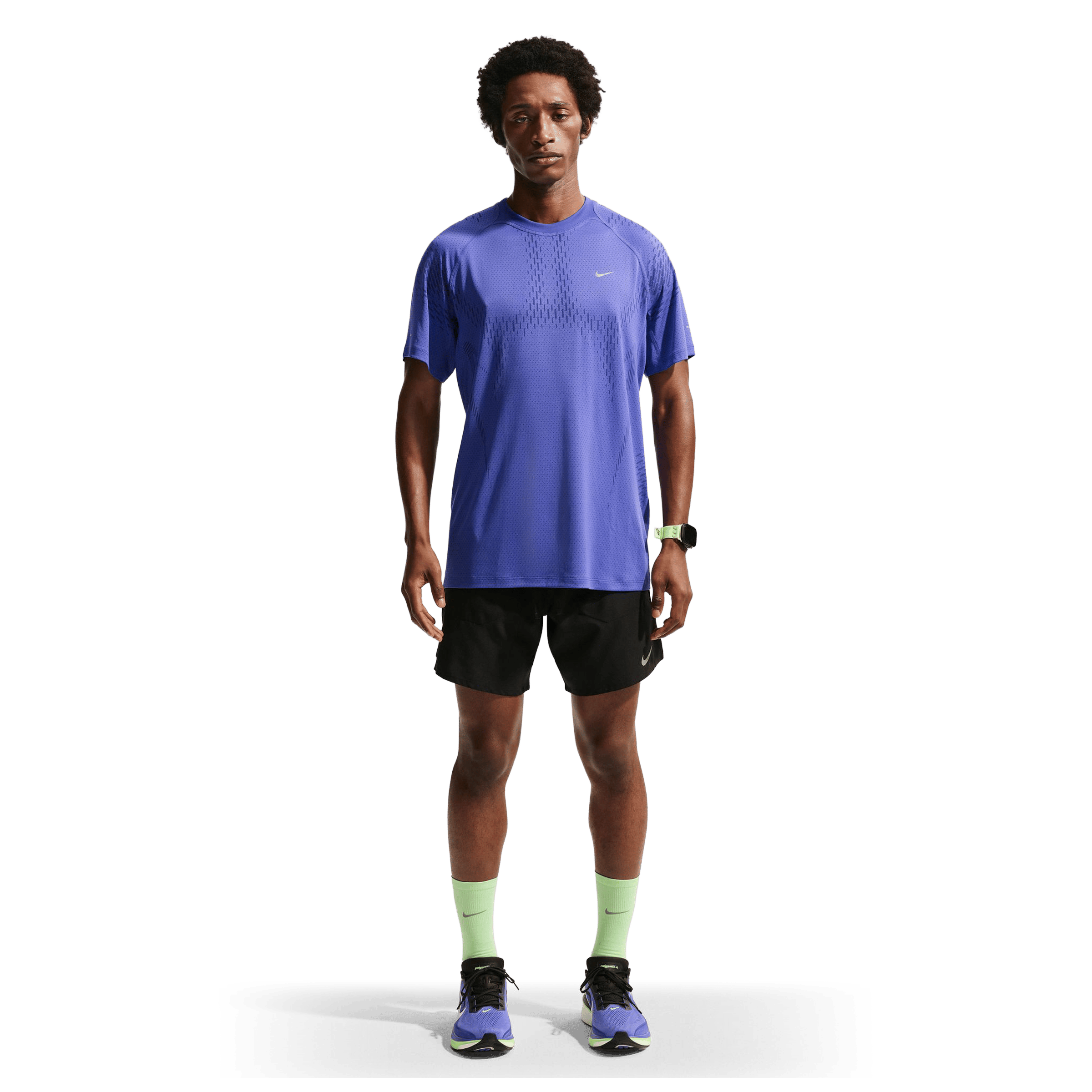Mens Nike Stride Plus ADV Short-Sleeve Running Tee