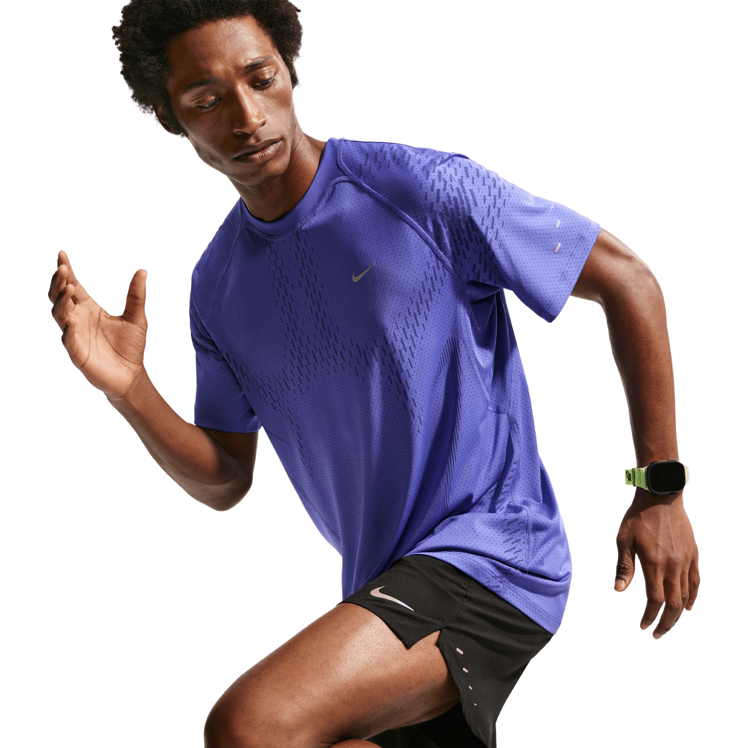 Mens Nike Stride Plus ADV Short-Sleeve Running Tee