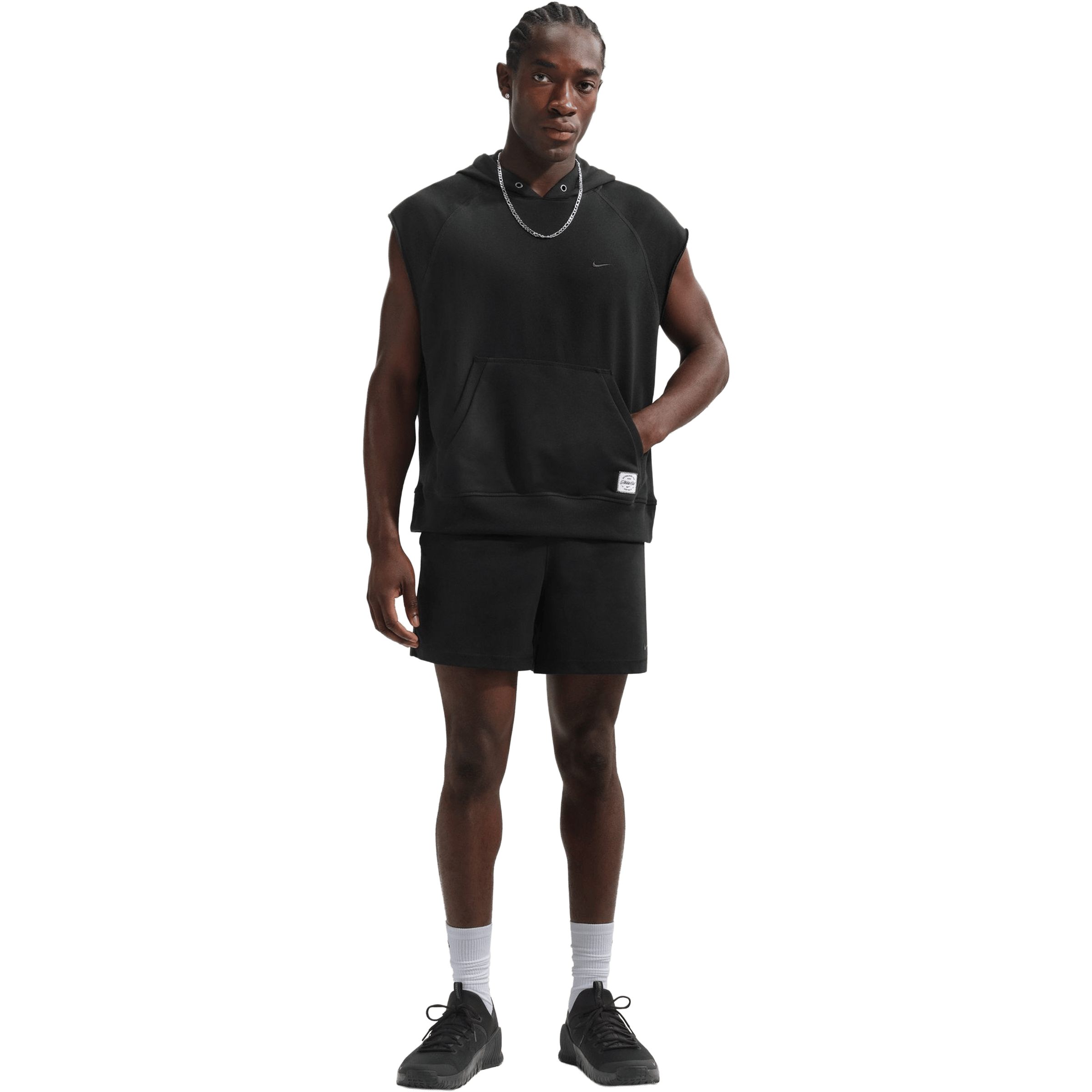 Mens Nike N.A.C Fleece Sleeveless Training Hoodie