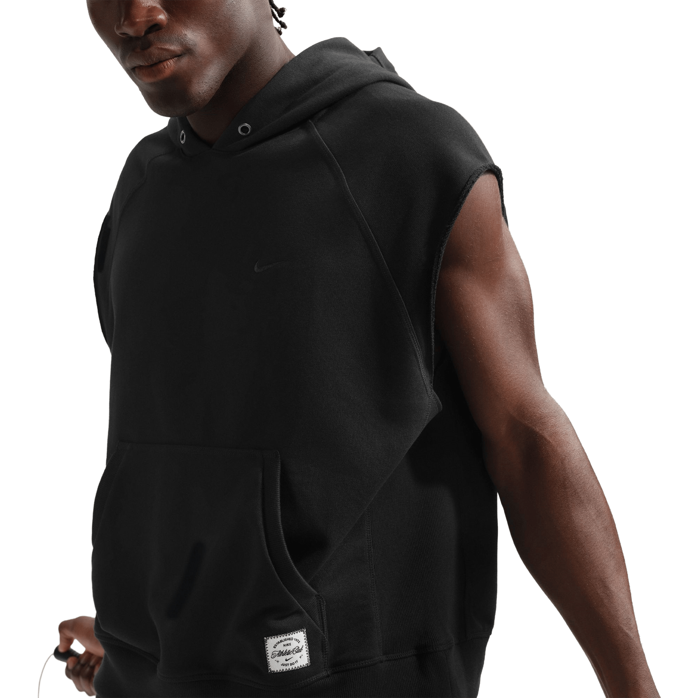 Mens Nike N.A.C Fleece Sleeveless Training Hoodie
