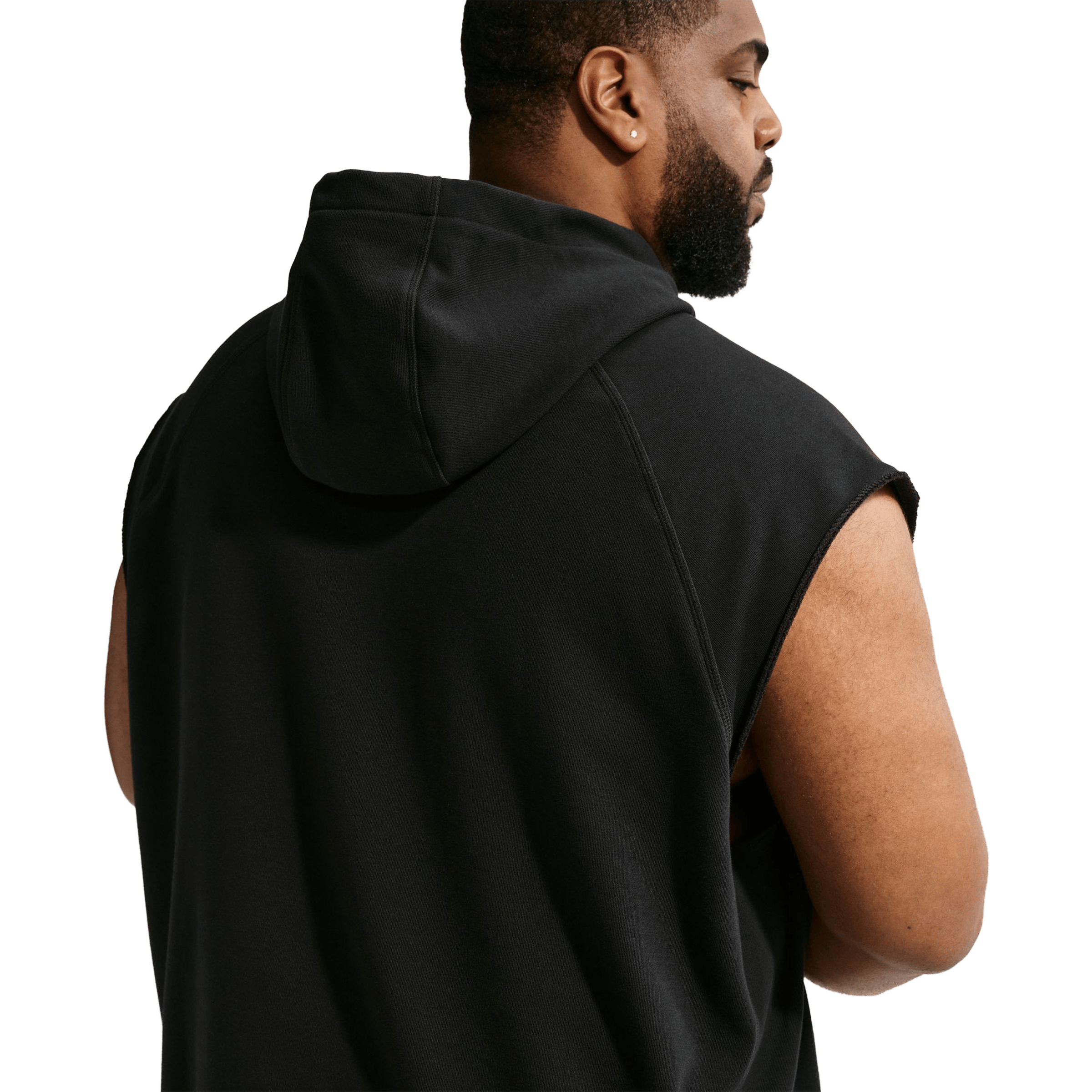 Mens Nike N.A.C Fleece Sleeveless Training Hoodie