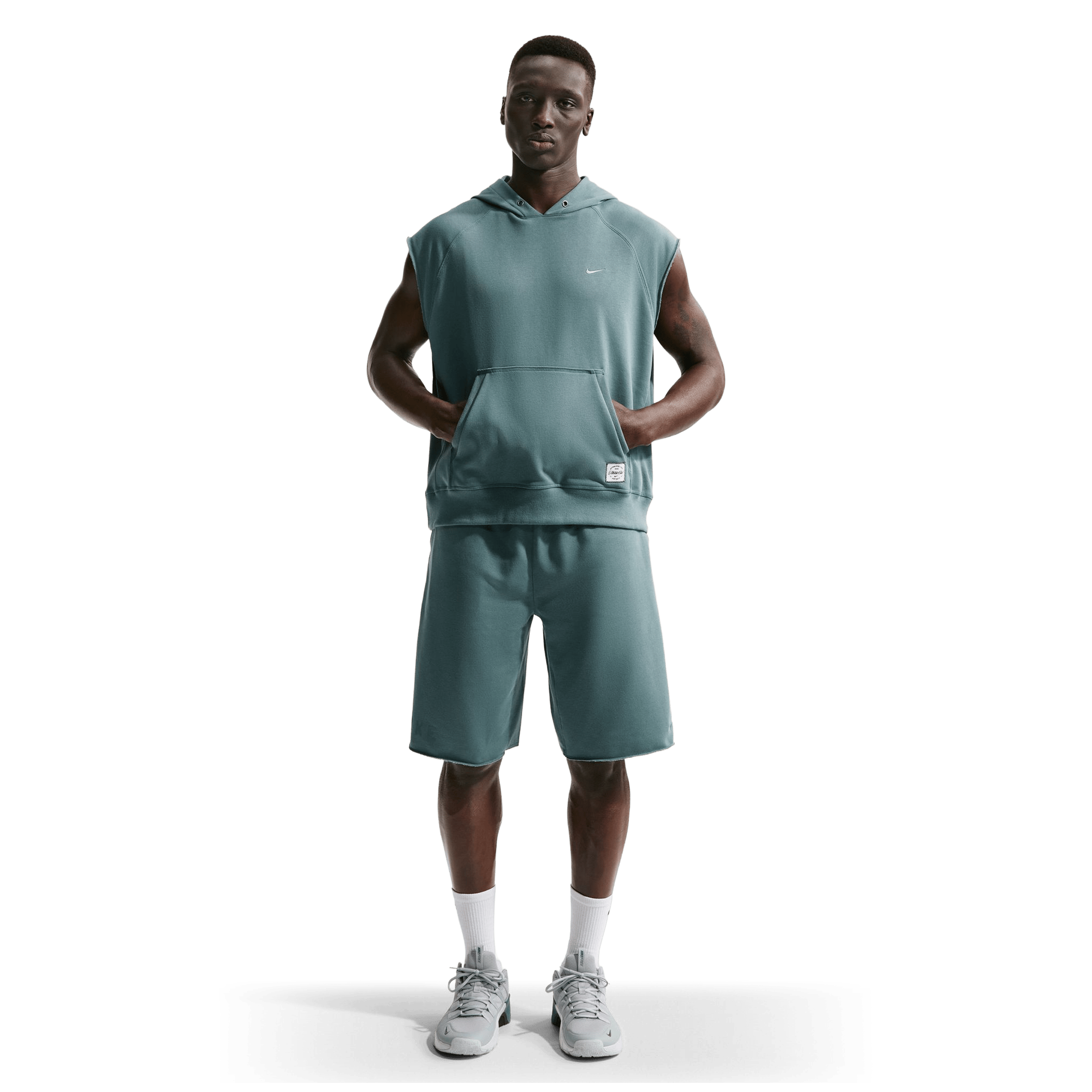 Mens Nike N.A.C Fleece Sleeveless Training Hoodie