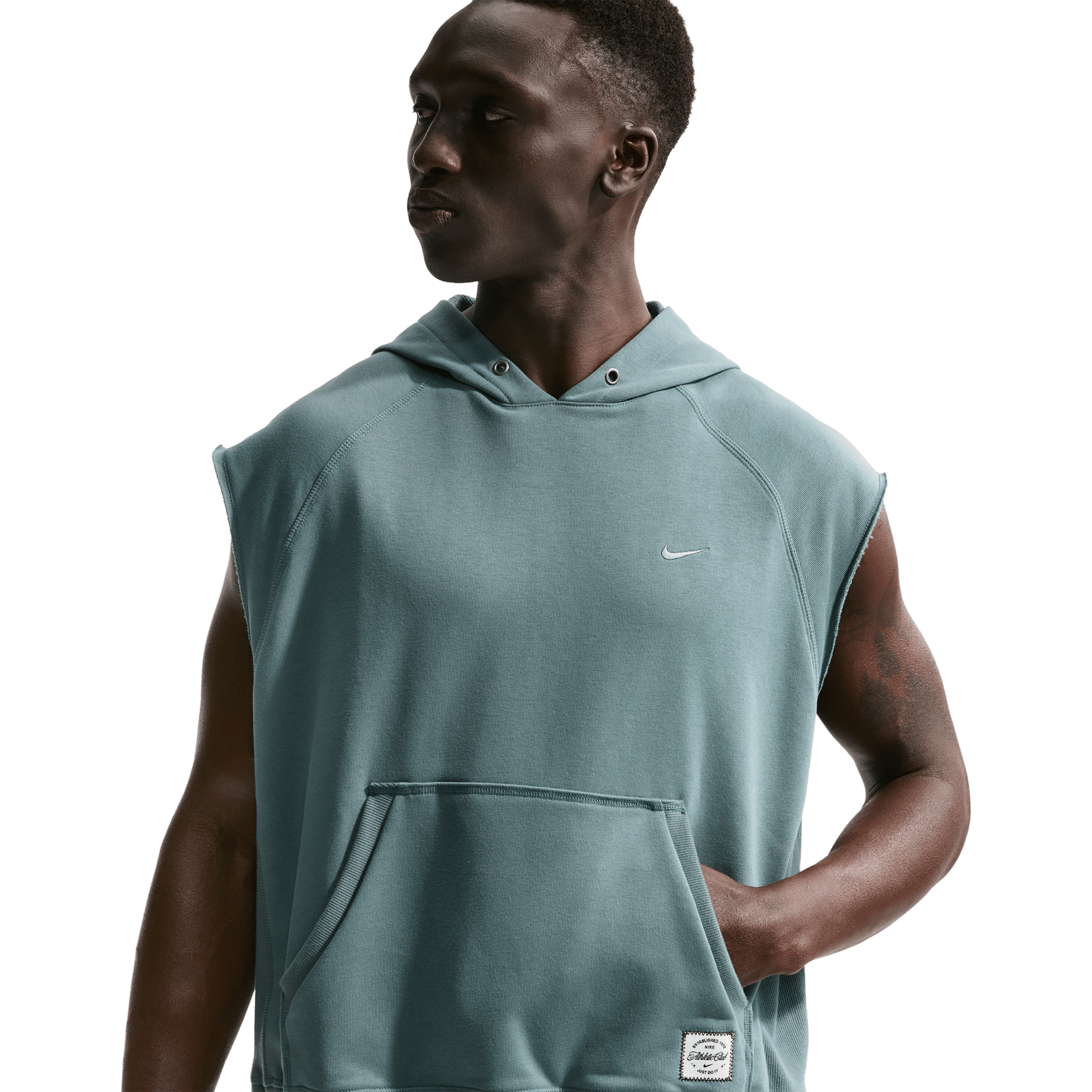 Mens Nike N.A.C Fleece Sleeveless Training Hoodie