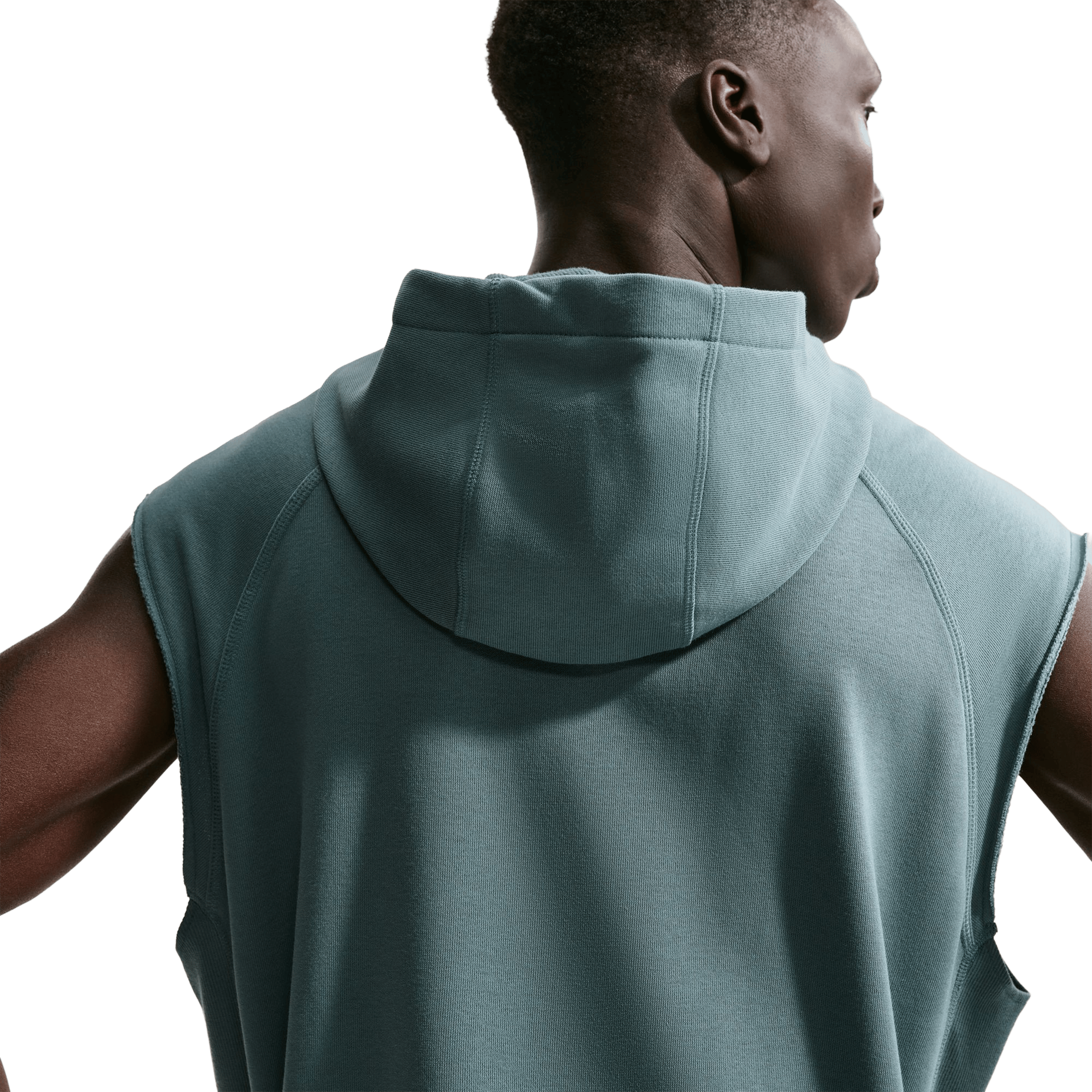 Mens Nike N.A.C Fleece Sleeveless Training Hoodie