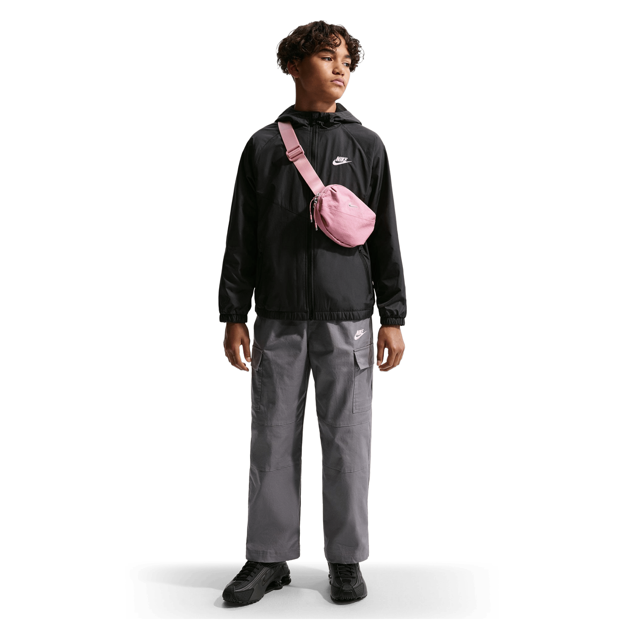 Kids Nike Sportswear Windrunner (Older Kids) Hooded Repel Jacket