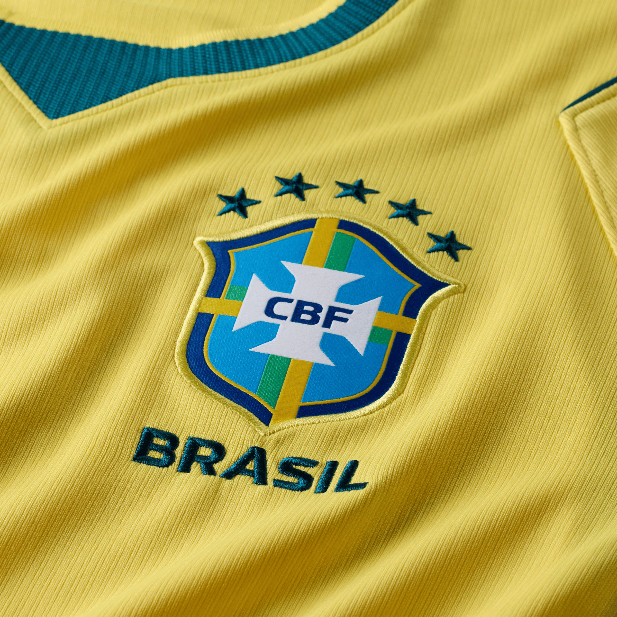 Mens Nike Brazil National Team 2026 Stadium Home Football Jersey