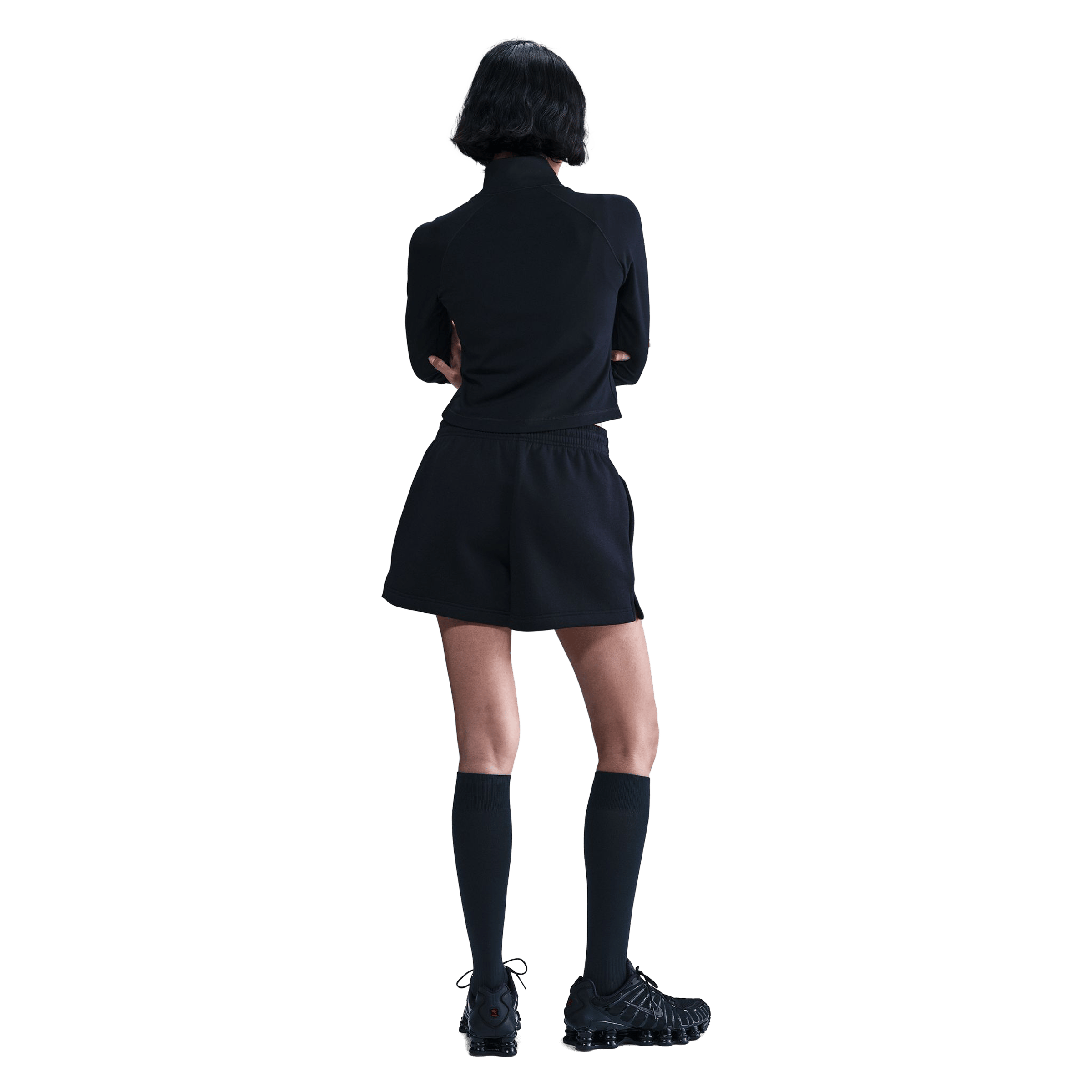Womens Nike Sportswear Phoenix Fleece Mid-Rise (4") Shorts