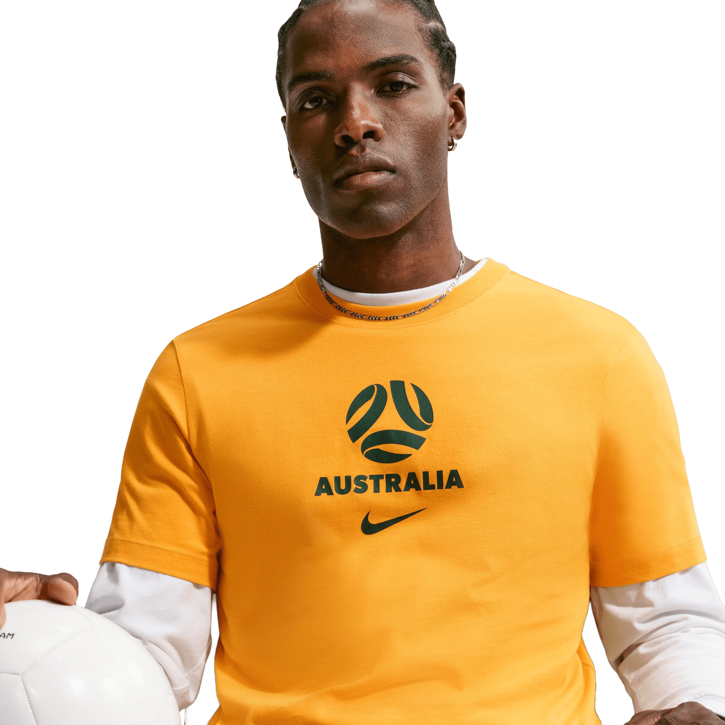 Mens Nike Australia Football Tee