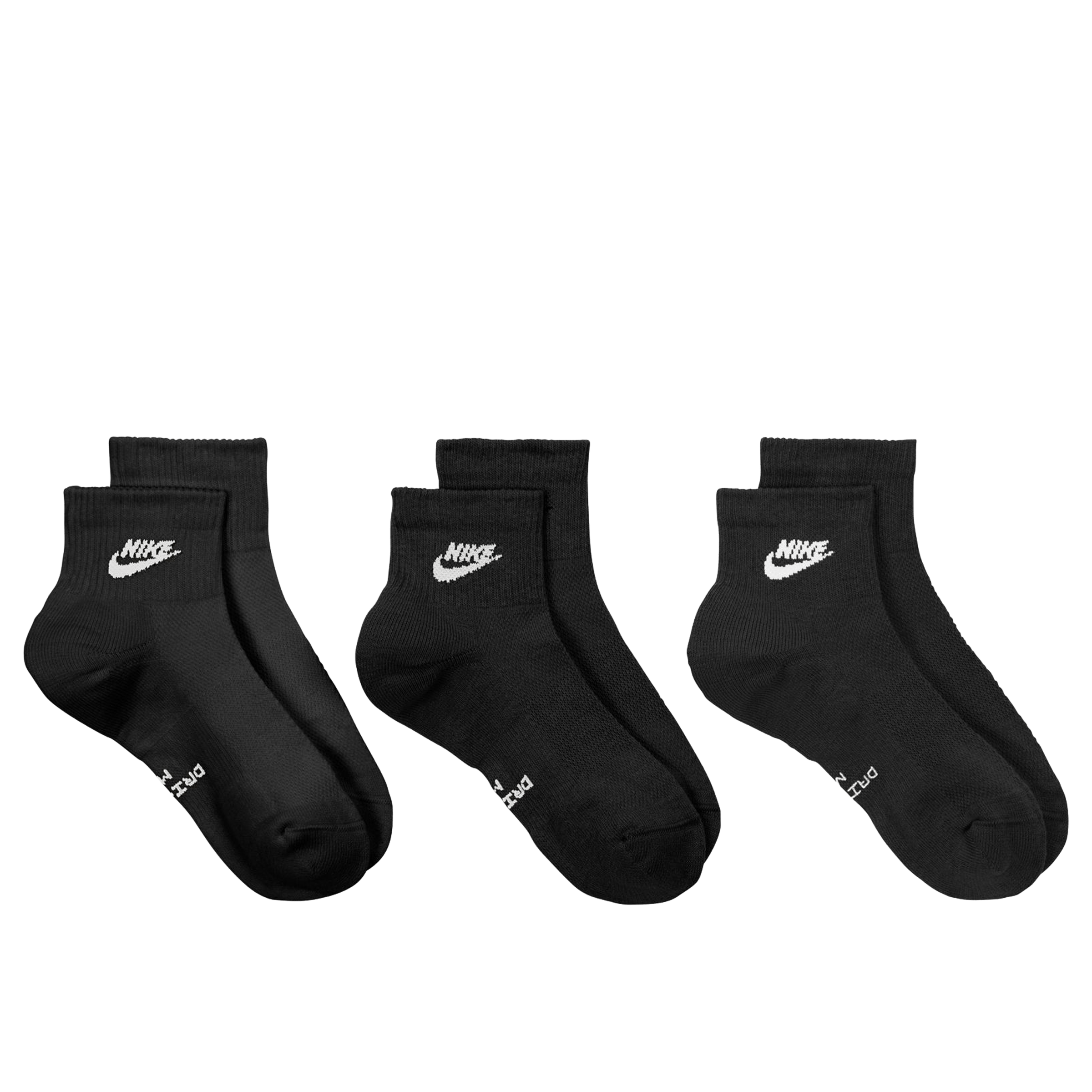 Unisex Nike (3pk) Everyday Elevated Ankle Socks