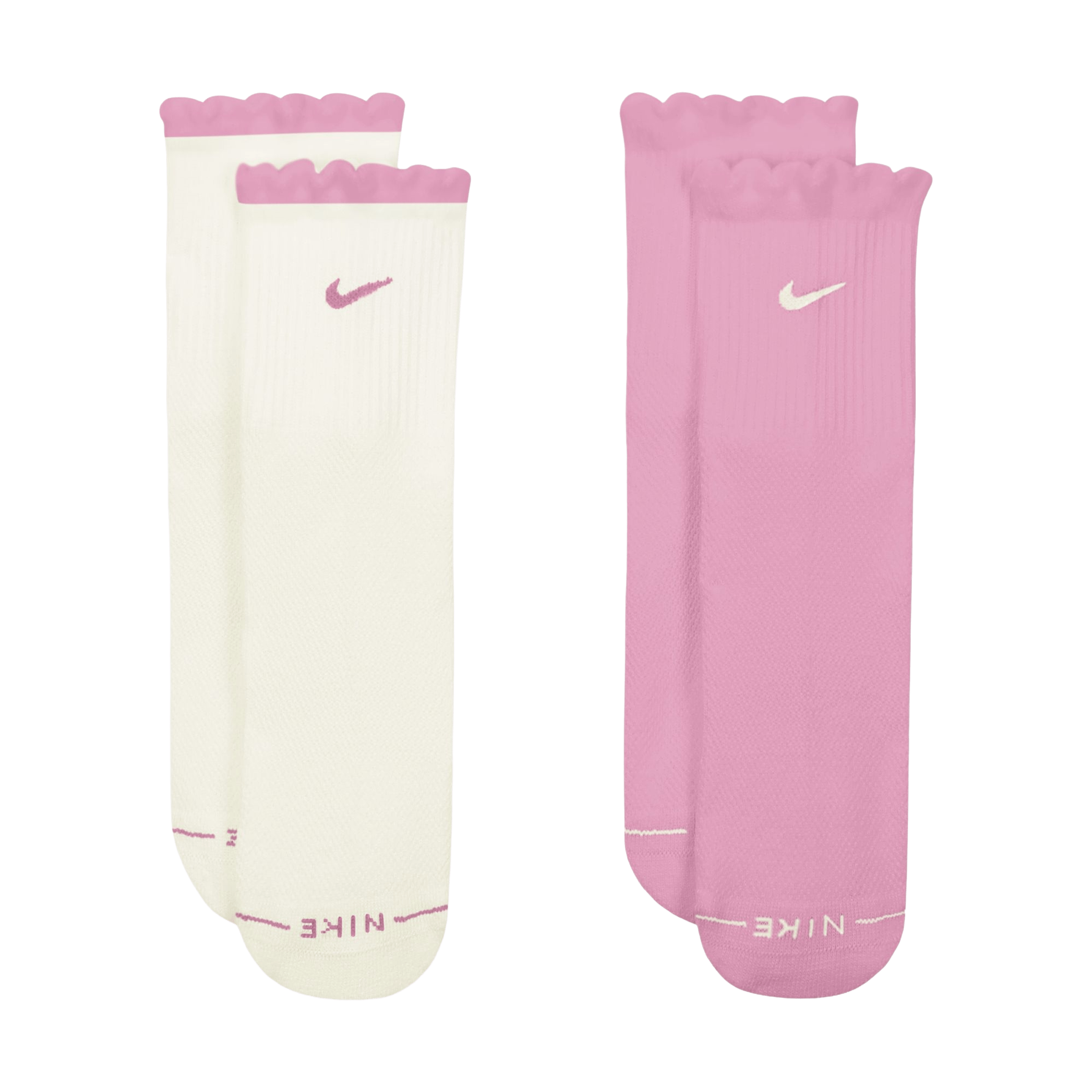 Unisex Nike (2pk) Everyday Elevated Micro-Crew Socks