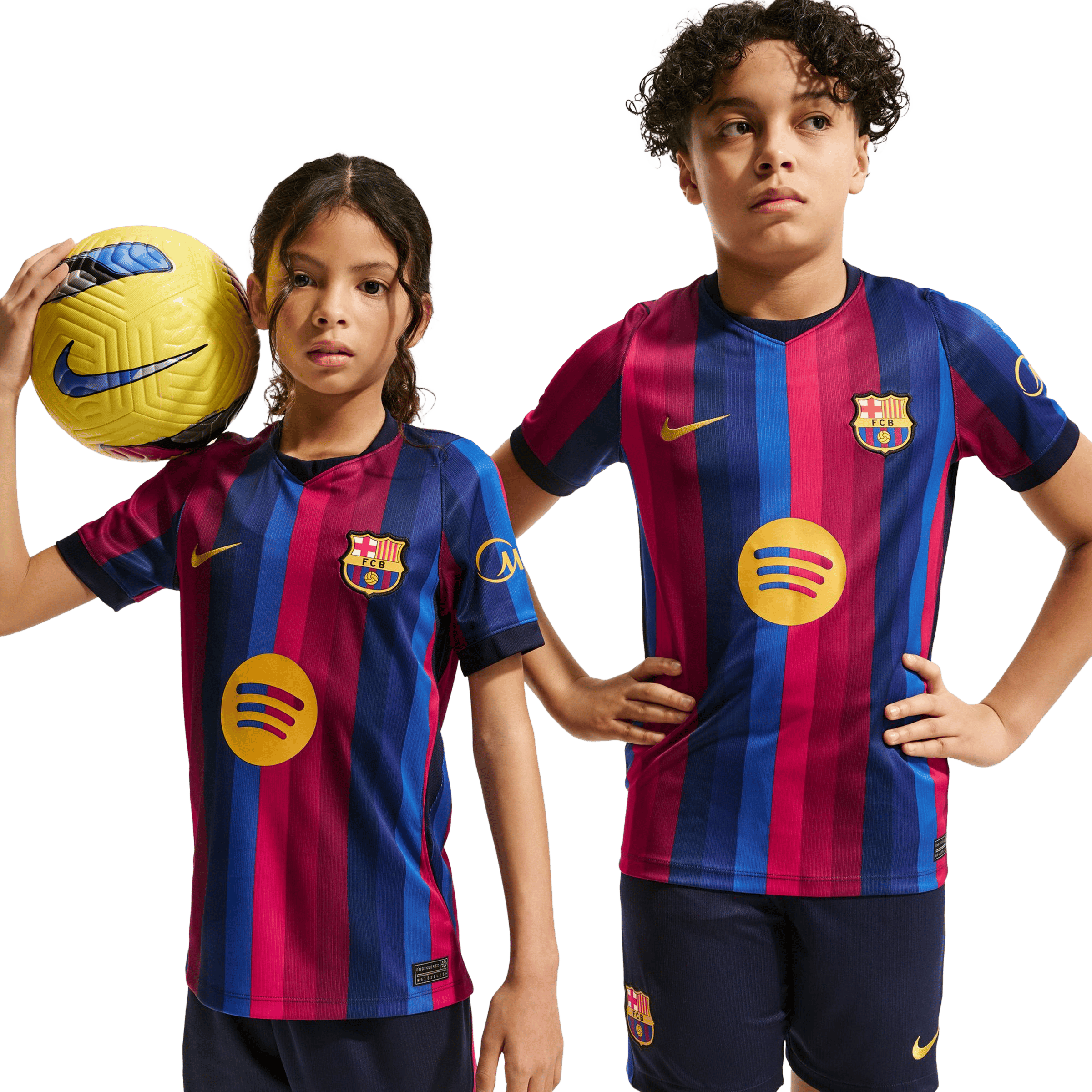 Kids Nike FC Barcelona 2026/27 (Older Kids) Stadium Home Replica Football Jersey